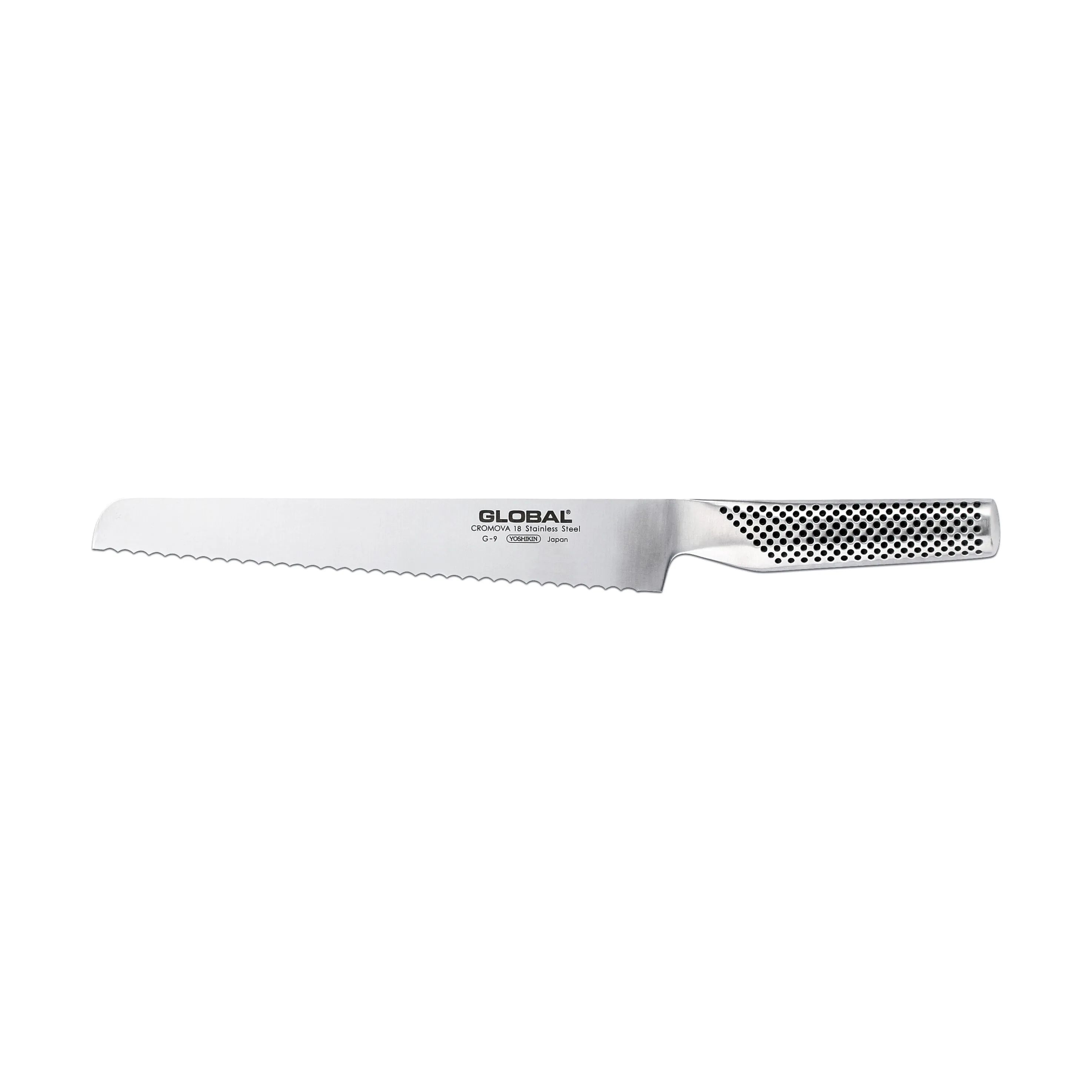 Global Brødknive Classic G-9 Brødkniv i Sølvfarvet, 1
