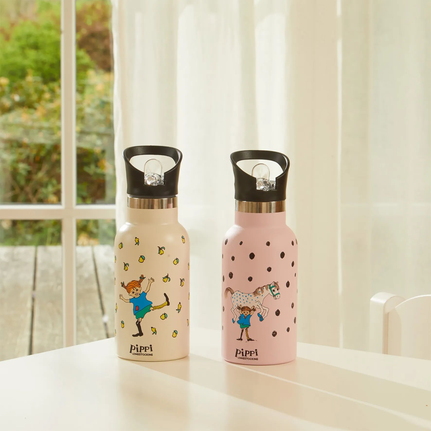 Barbo Toys Drikkedunke til børn Drikkedunk - Pippi Langstrømpe i Beige, 2