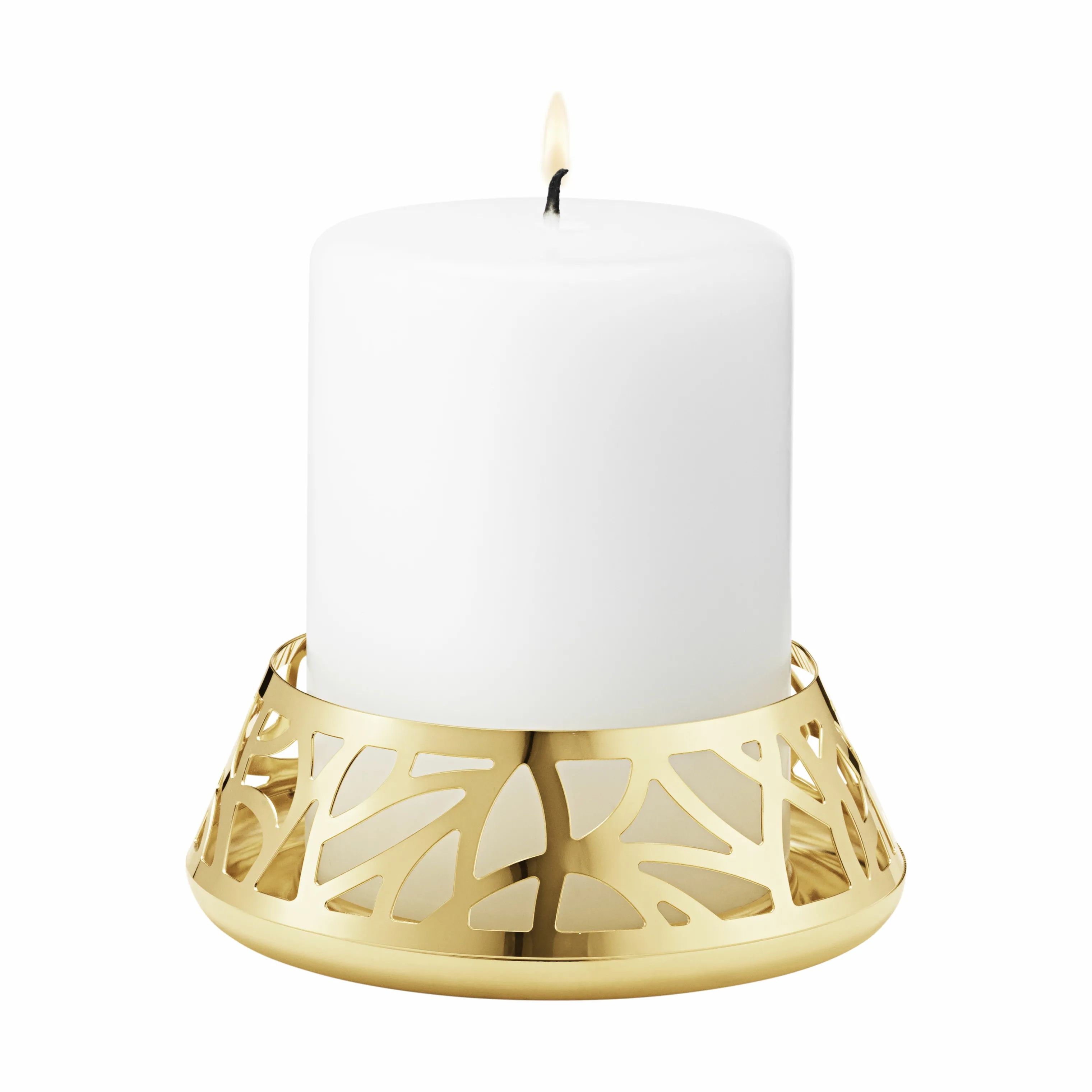 Georg Jensen Bloklysestage Christmas Collectibles CC 2023 Bloklysestage i Guldfarvet, 1