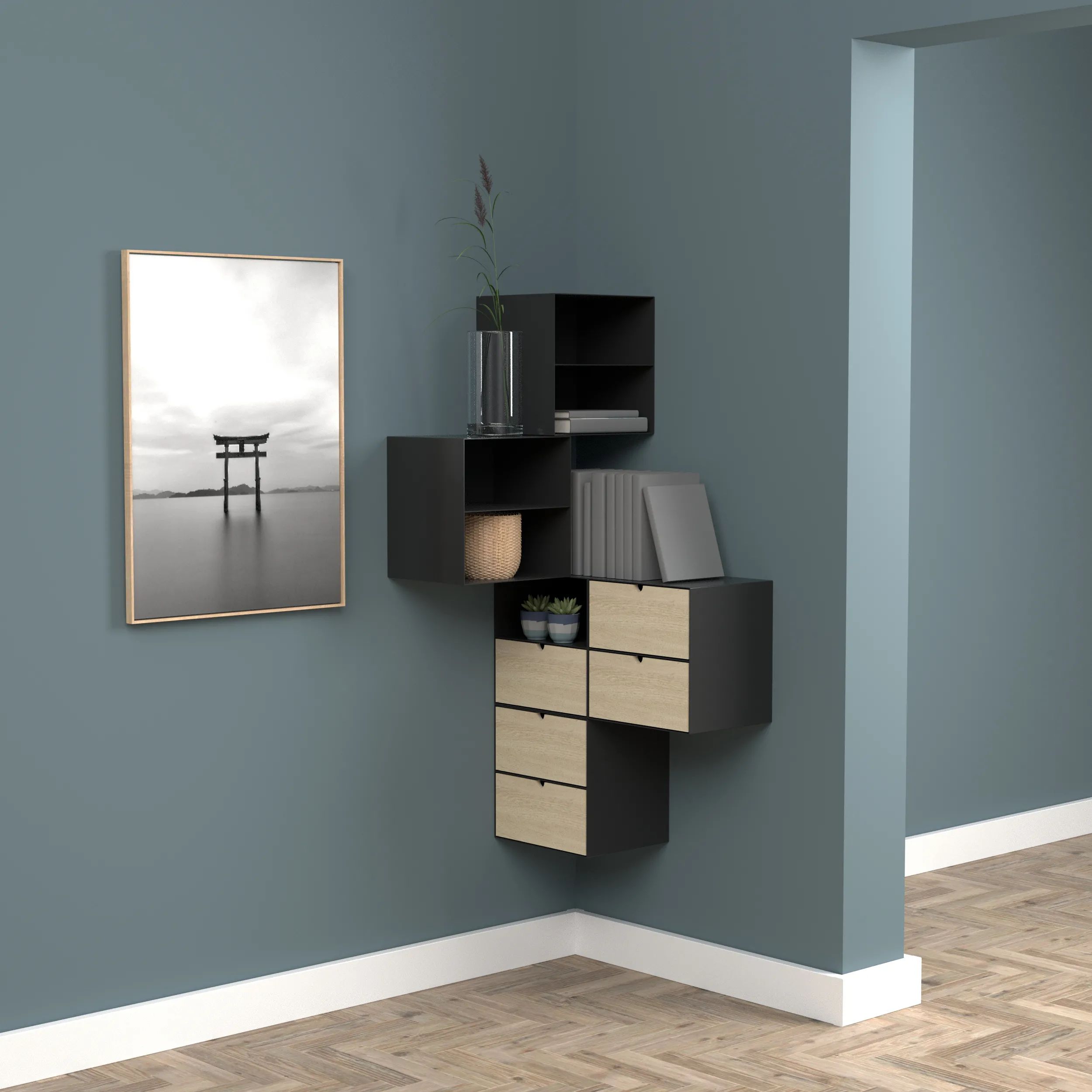 CASA Living Sengeborde Joliet Natbord i Natur, 3