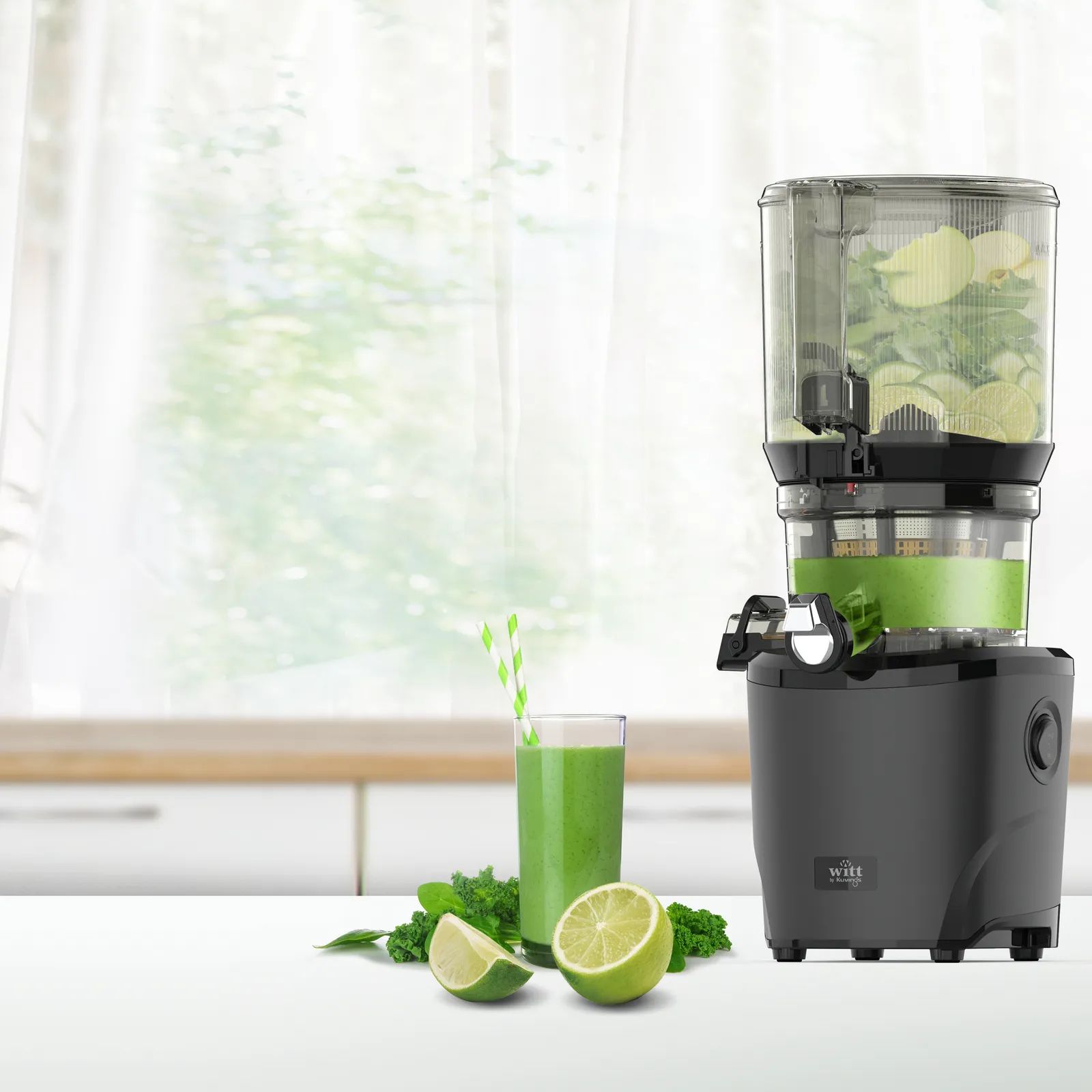 Witt By Kuvings Slowjuicere AUTO10S Auto 10S Slowjuicer i Sort, 2