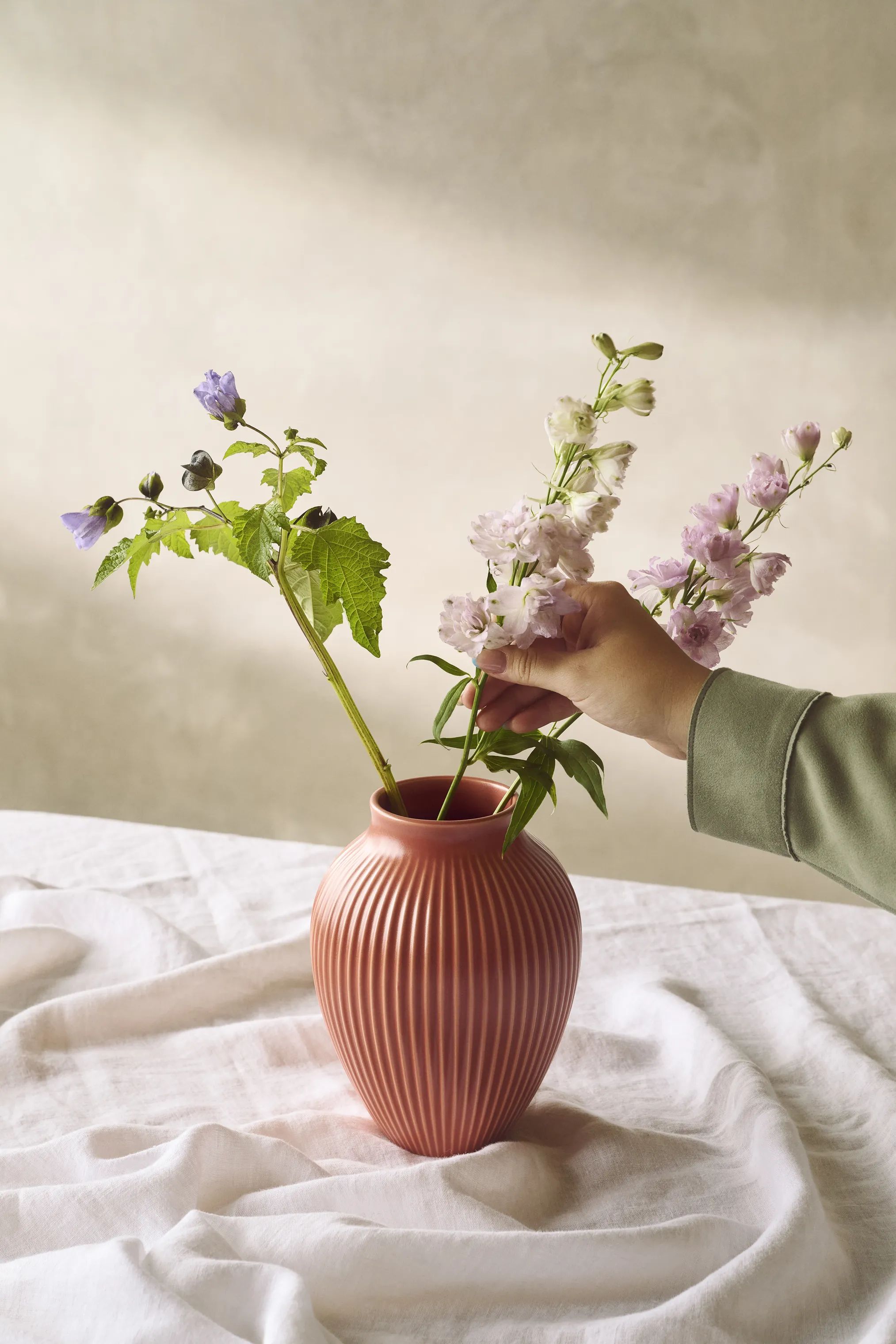 Knabstrup Keramik Vaser Knapstrup Vase i Koral, 27 cm, 2
