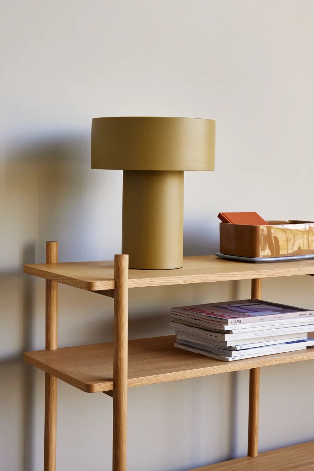 Hübsch Bordlamper Aki Bordlampe i Khaki, 2