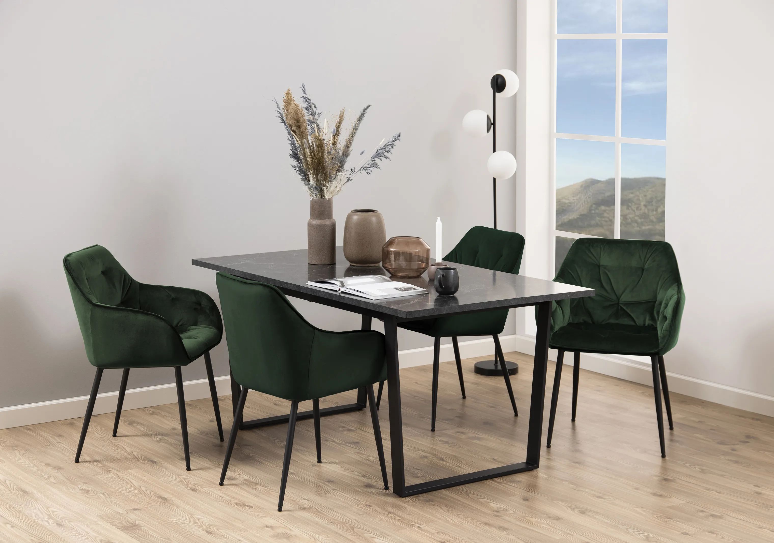 CASA Living Spiseborde Amble Spisebord i Sort, 2