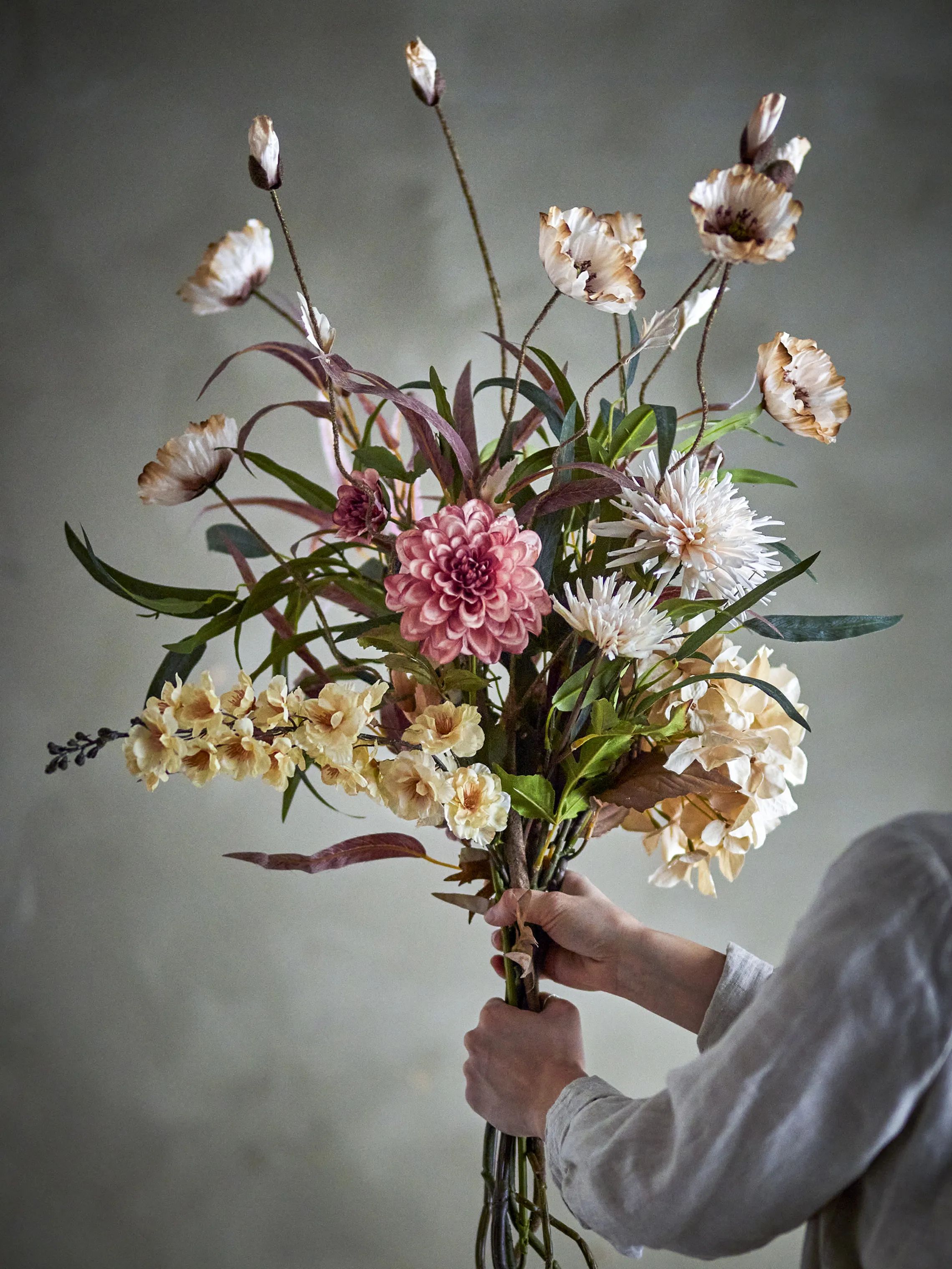 Bloomingville Kunstige blomster Kunstig Buket - Hazy i Natur, 2