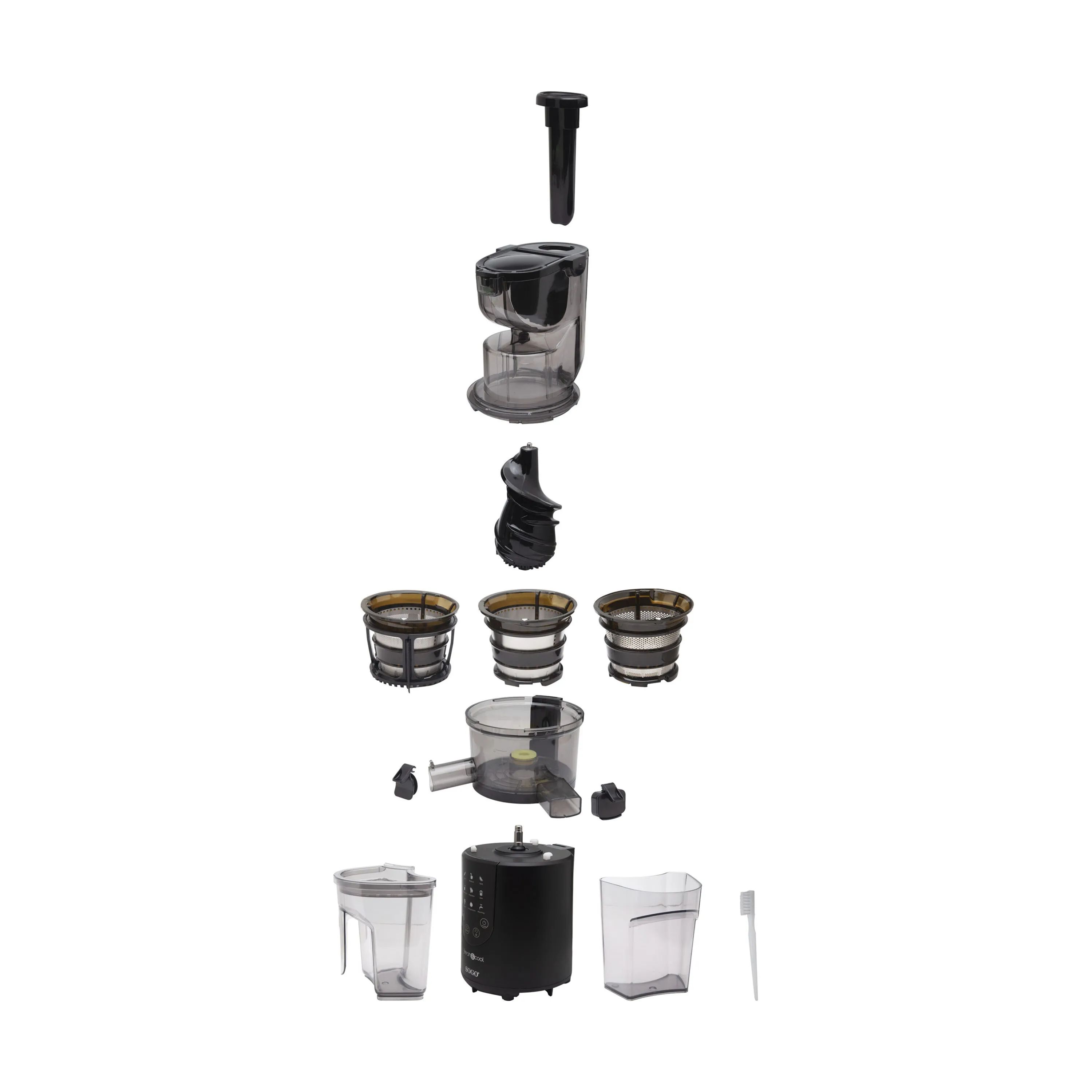 Sogo Slowjuicere Slow juicer i sort, 4