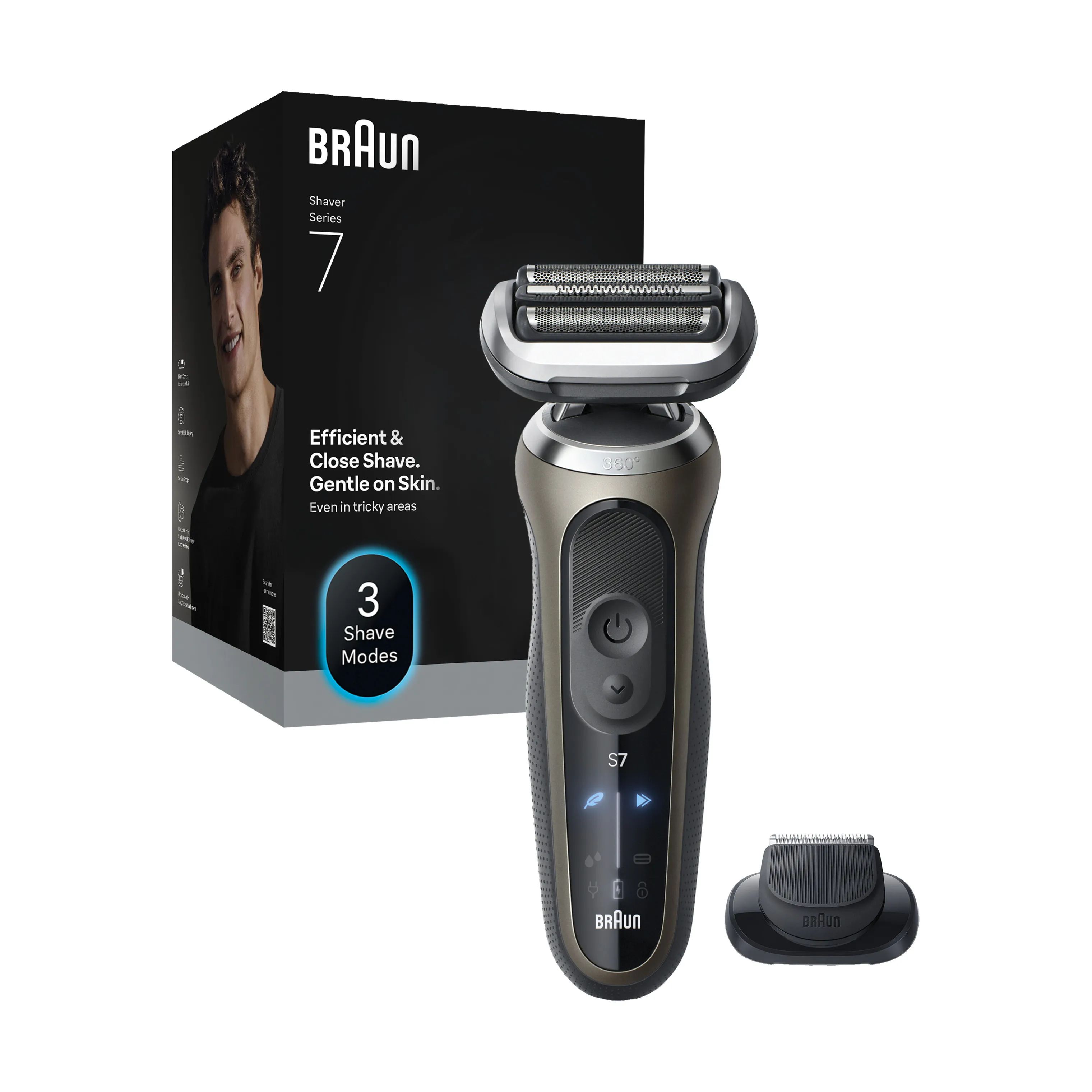 Braun Barbermaskiner Serie 7 Barbermaskine C1200S i Gold, 3