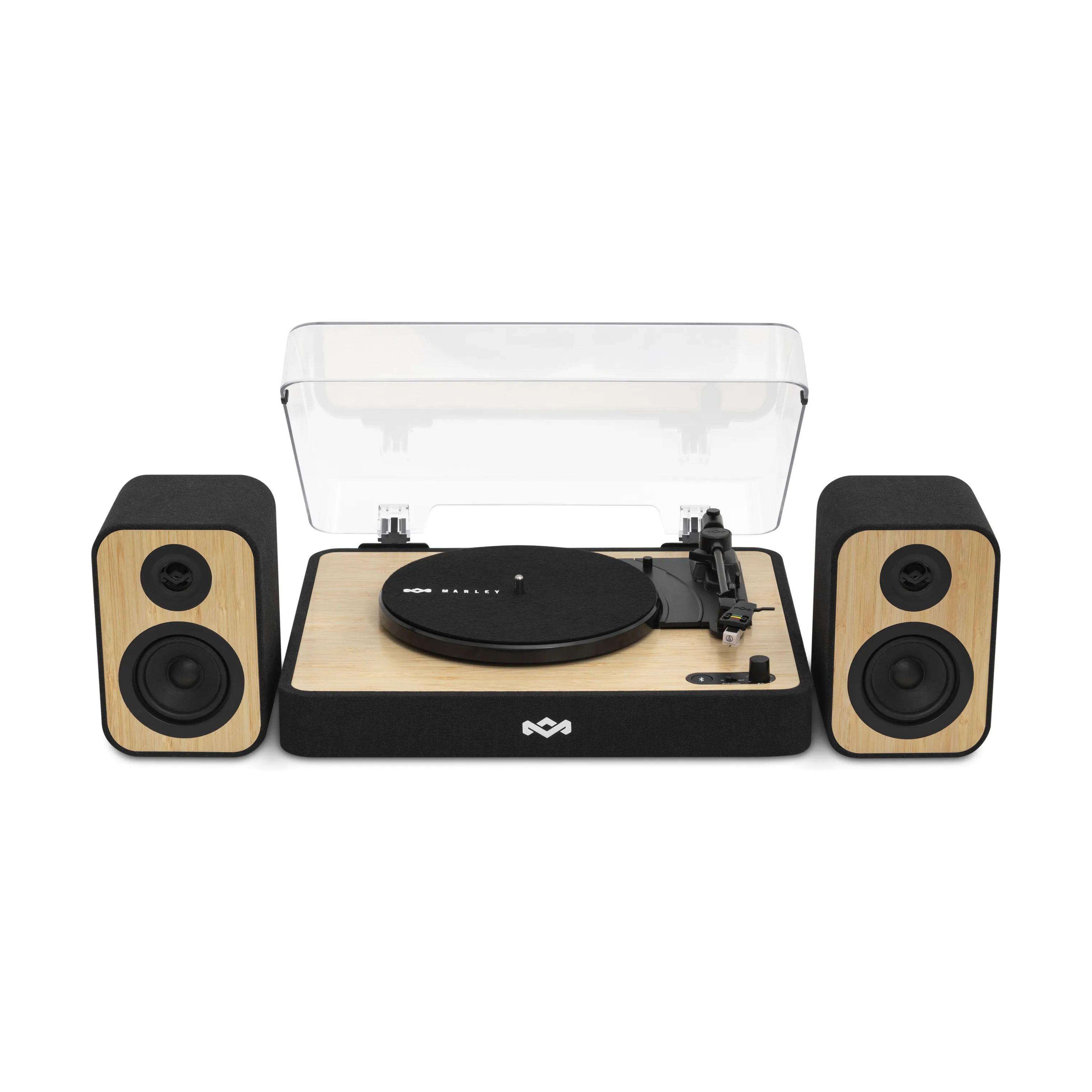 Marley Højtalere Revolution Pladespiller - 3 dele i Signature Black, 1