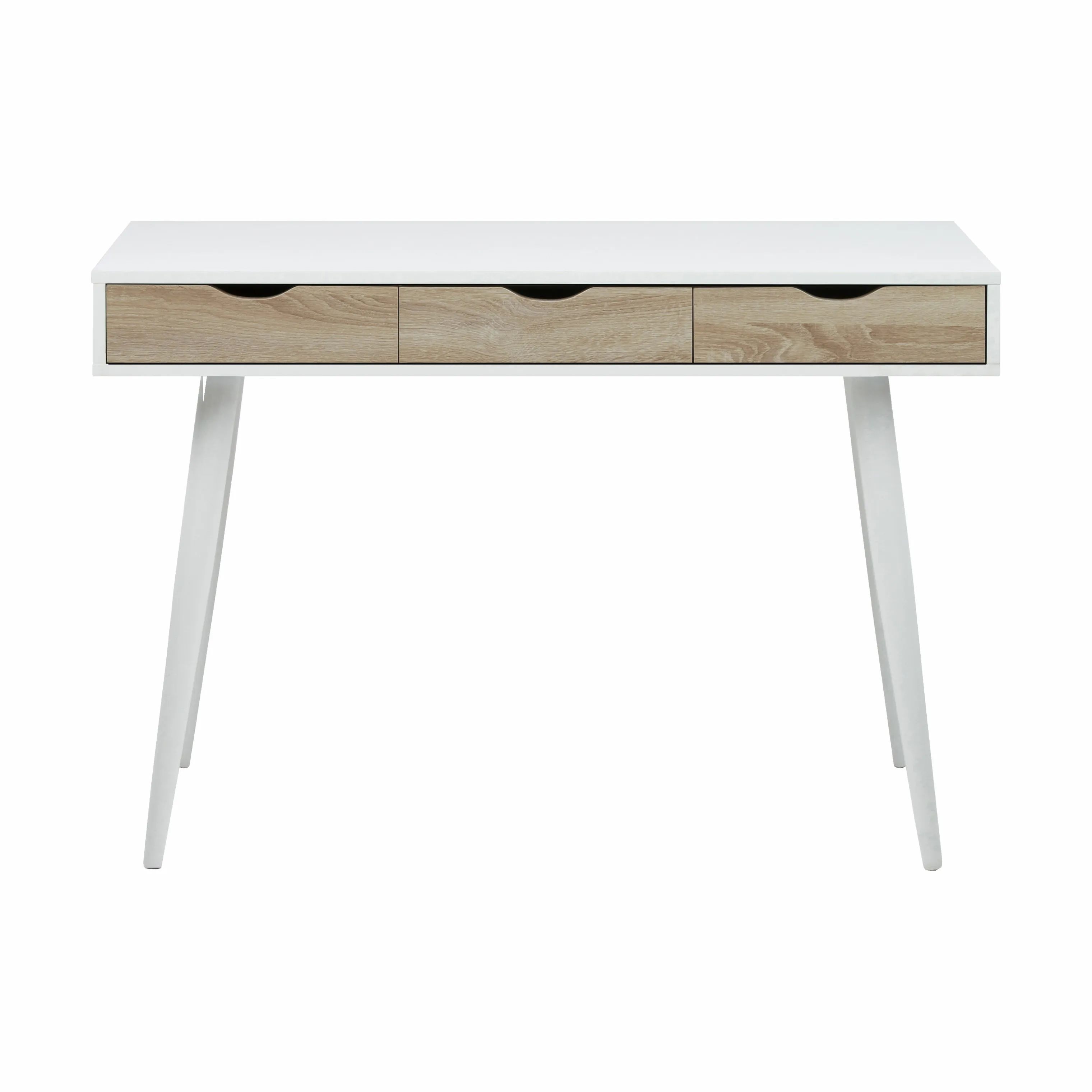 CASA Living Skriveborde Neptun Skrivebord i Lys natur/hvid, 1