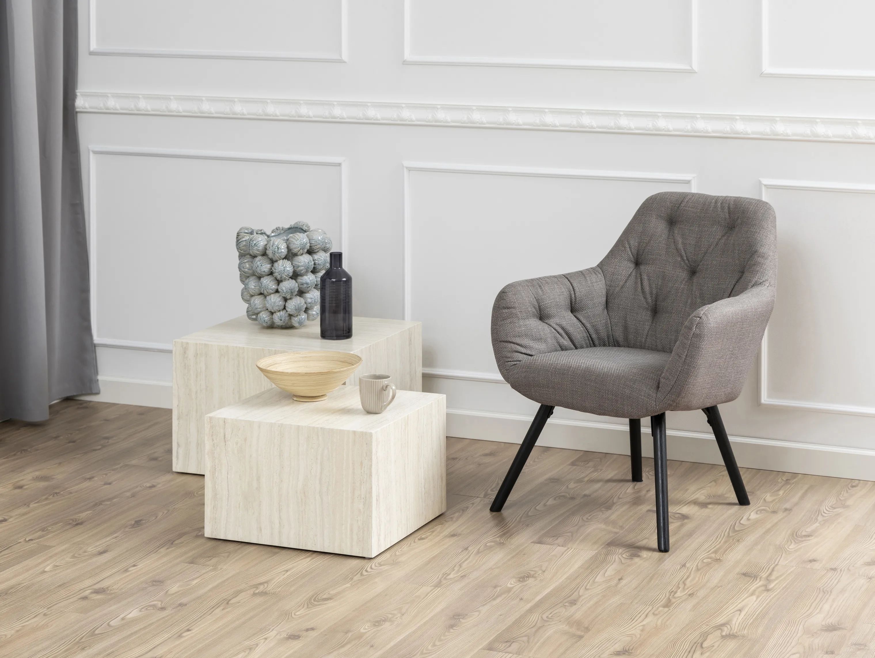 CASA Living Sofaborde Dice Sofabordssæt - 2 stk i Beige, 2