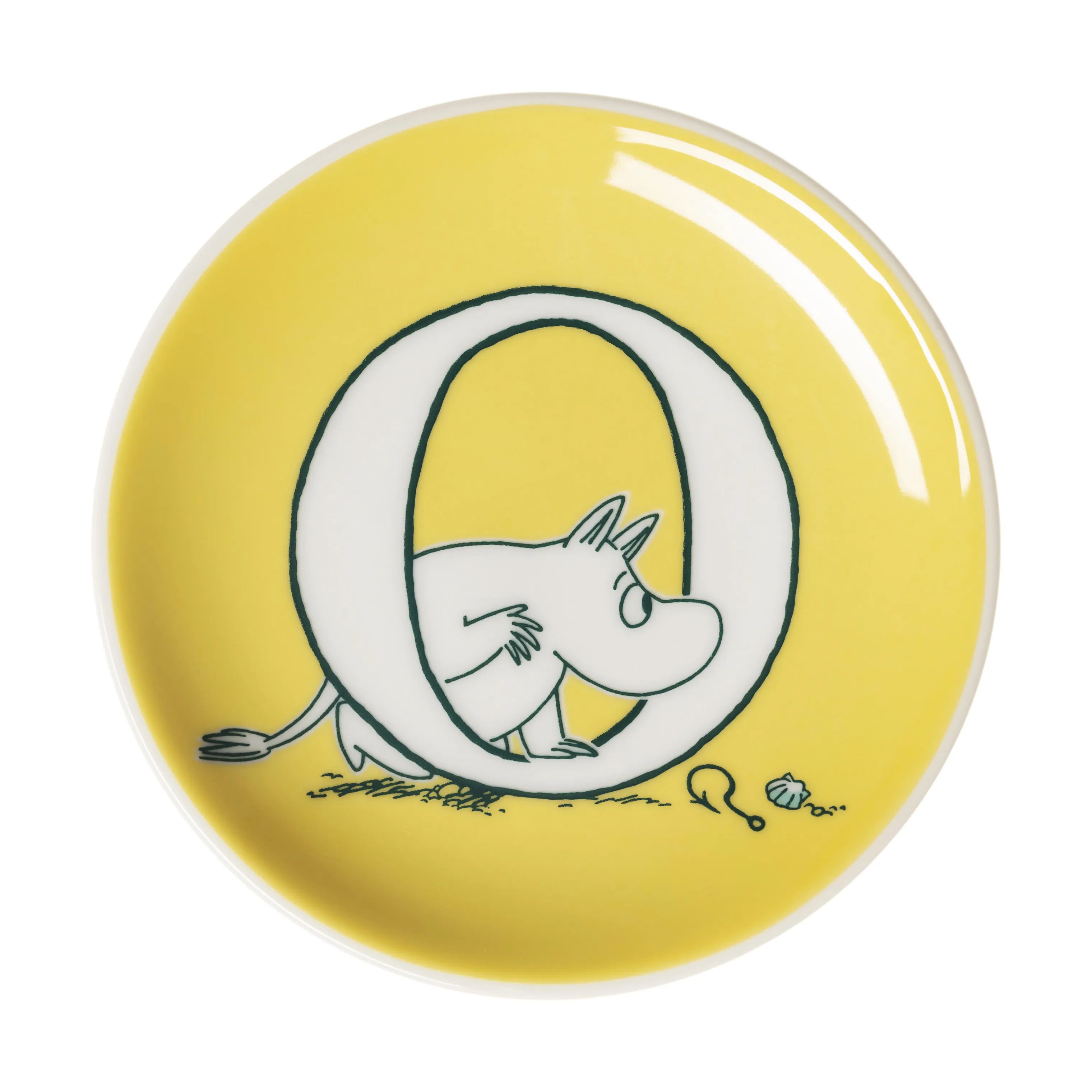 Moomin Arabia Kagetallerkener Arabia Service ABC Tallerken - O i O, 1