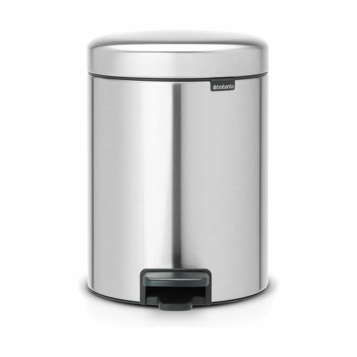 Brabantia Toiletspande NewIcon Pedalspand i Mat/Stål, 5 L, 1