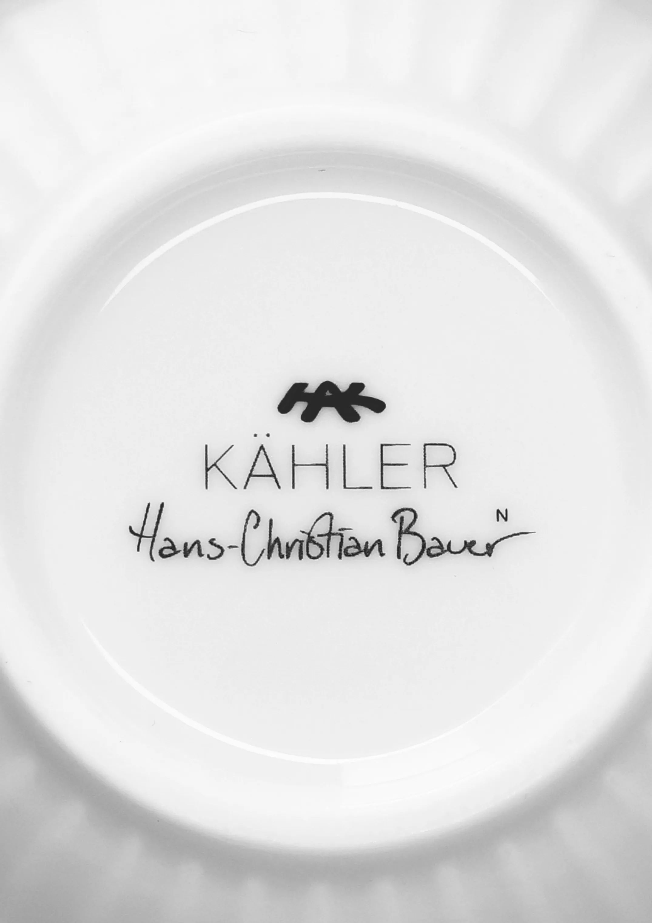 Kähler Krus og kopper med hank Hammershøi Krus i Hvid, 25 cl, 2