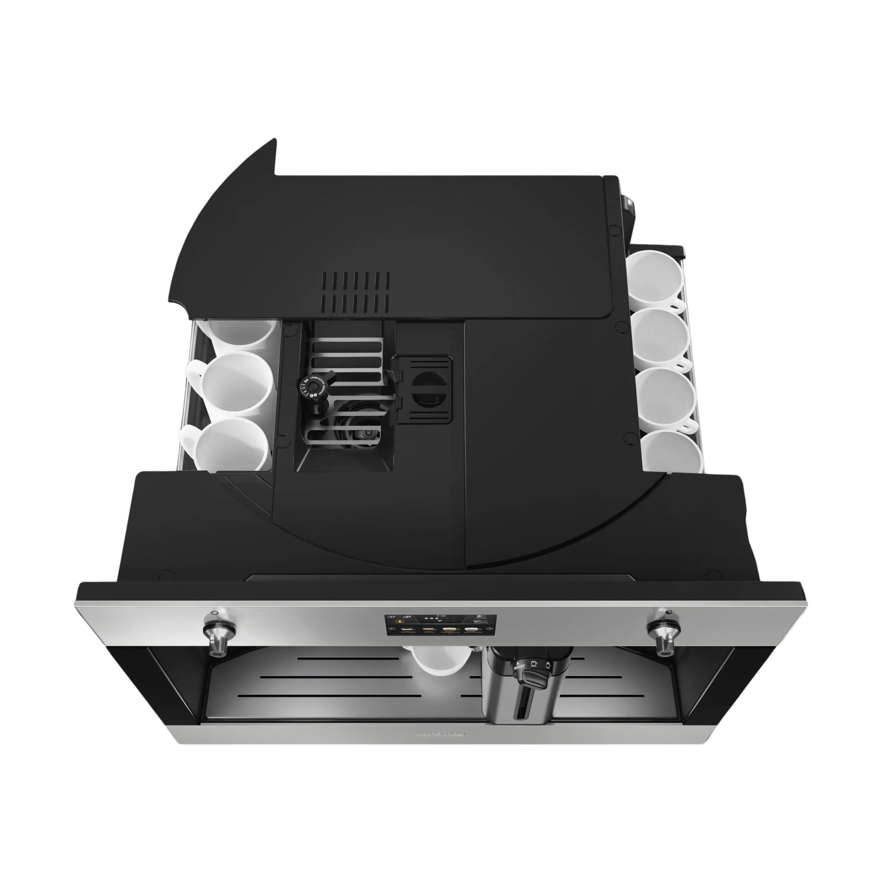 Smeg Espressomaskiner Classic Kaffemaskine i Sølv/sort, 4