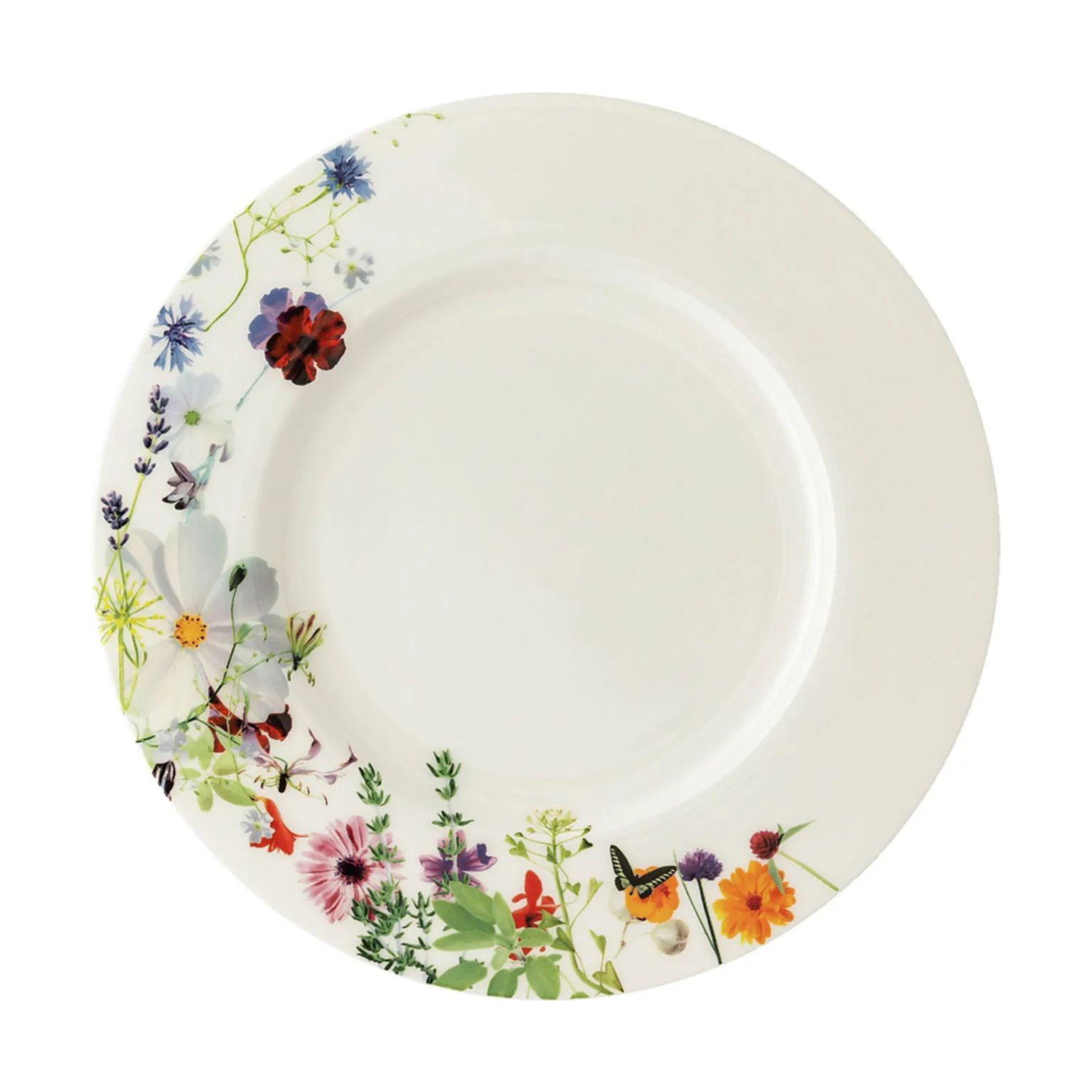 Rosenthal Kagetallerkener Brillance Grand Air Grand Air Rim Frokosttallerken i Multifarvet 4, 23,3 cm, 1