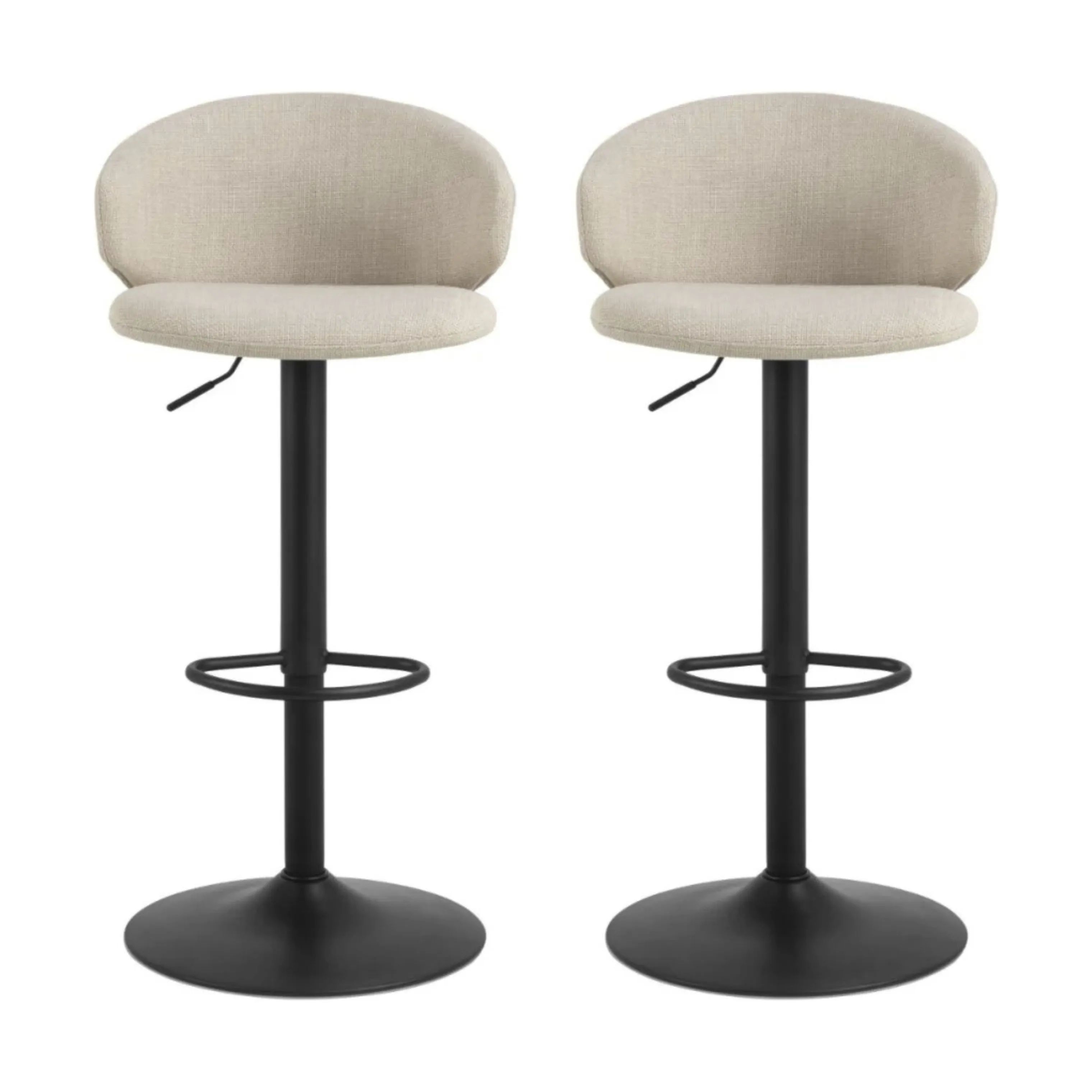 CASA Living Barstole Ella Barstol - 2 stk i Beige, 1