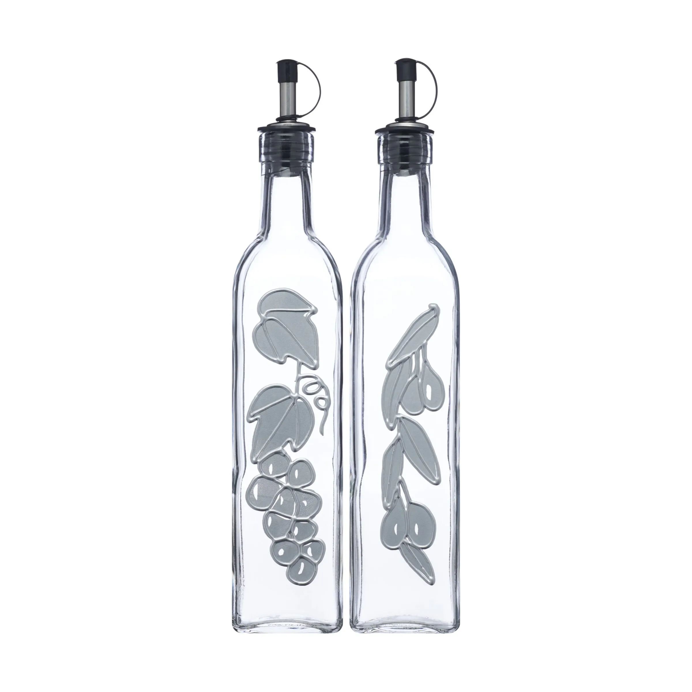 KitchenCraft Olie- og eddikeflasker World of Flavours Olie/Edikkesæt - 2 dele i Klar, 1