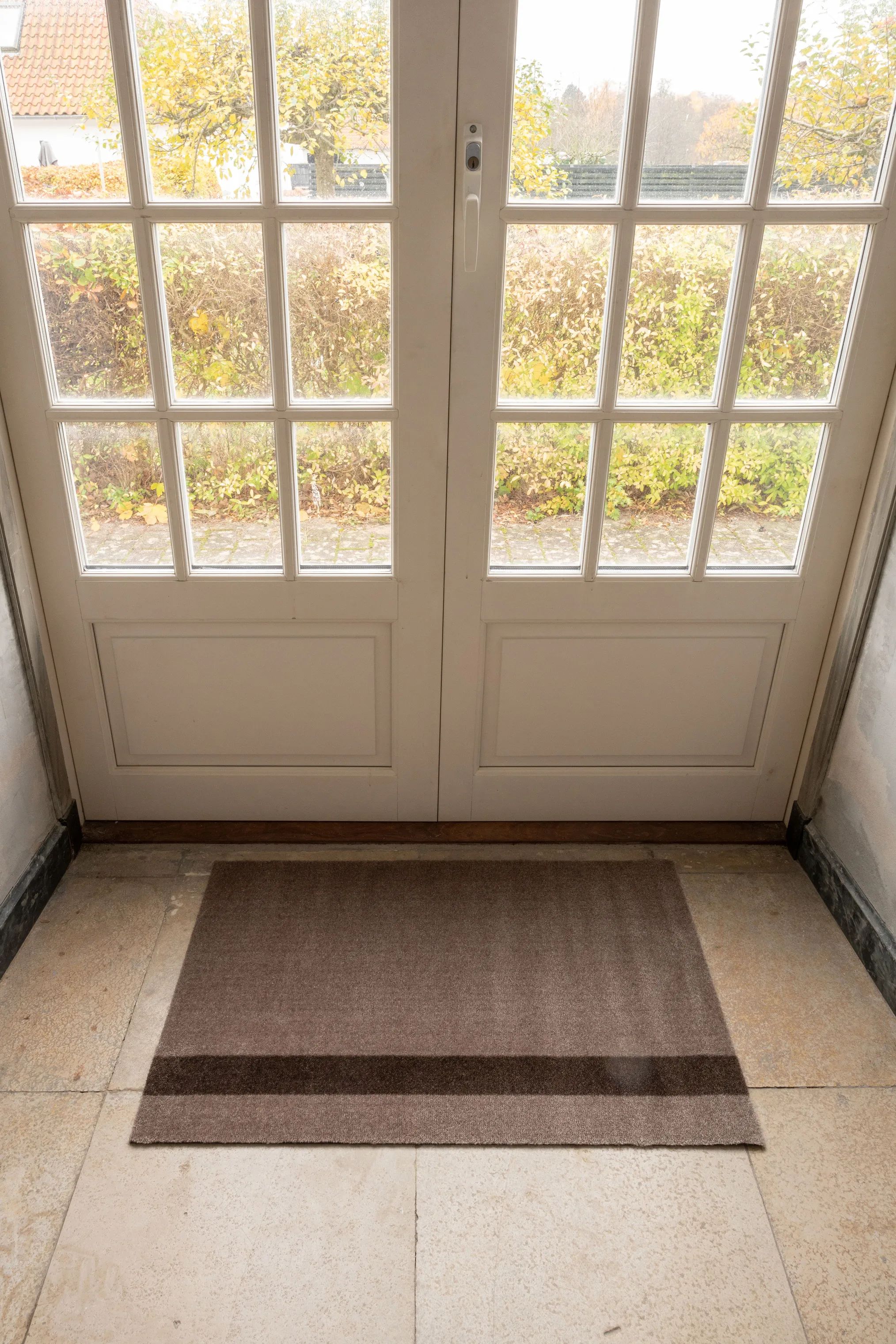 Tica Copenhagen Dørmåtter Stripes Vertikal Gulvmåtte i Sand/brun, B60 x L90 cm, 2