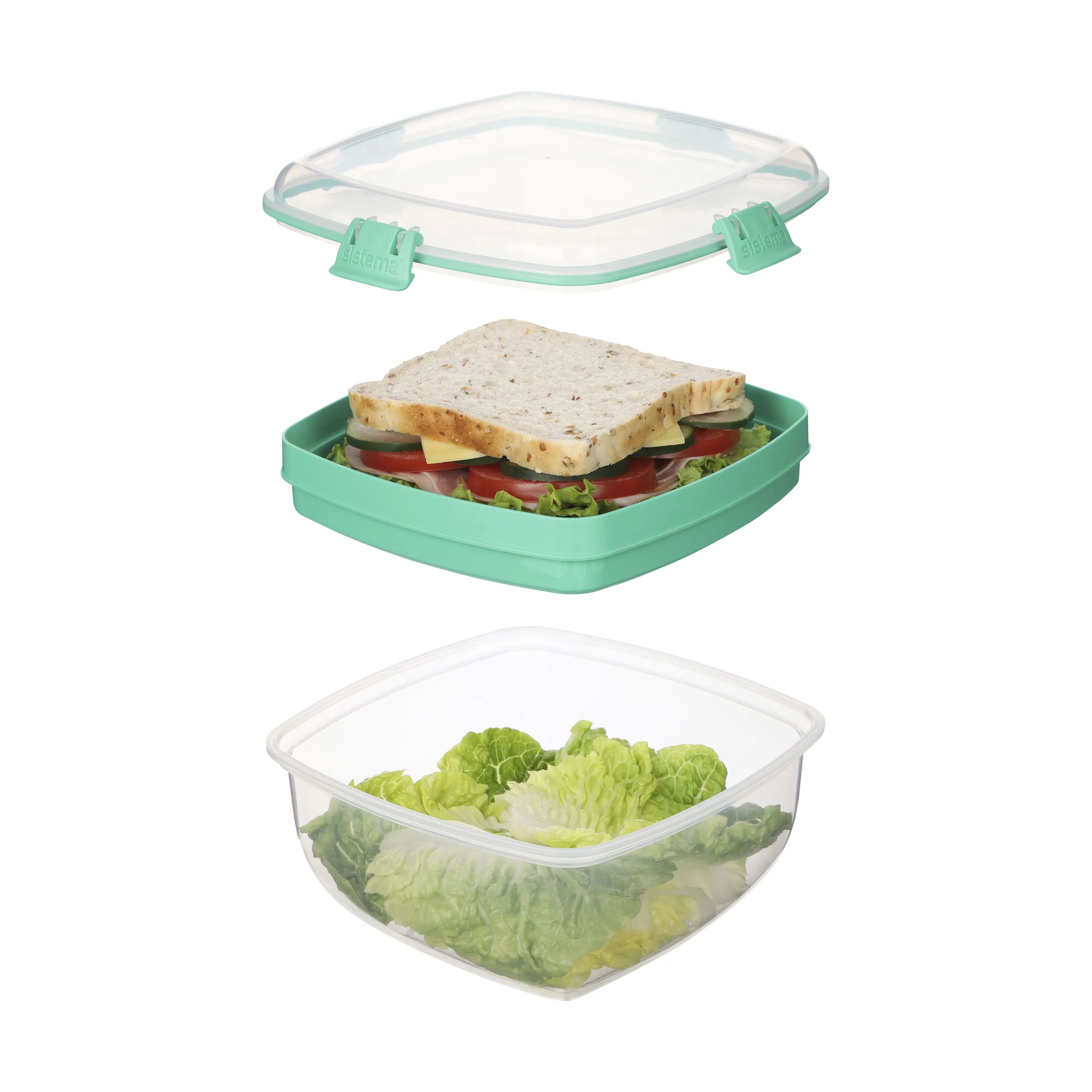 Sistema Madkasser To Go Madkasse i Mint, 3