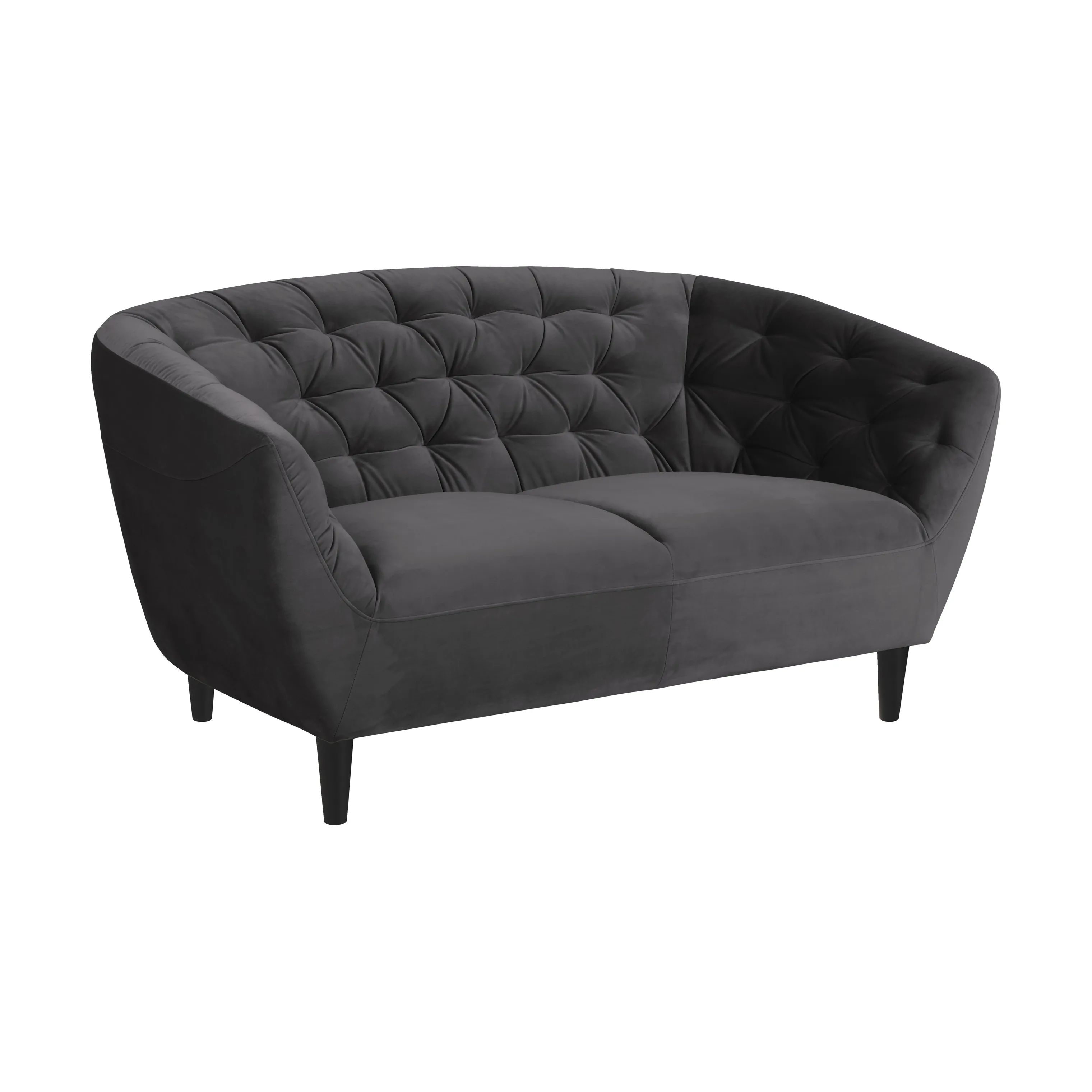 CASA Living Sofaer Ria Sofa i Mørkegrå, 150 cm, 4