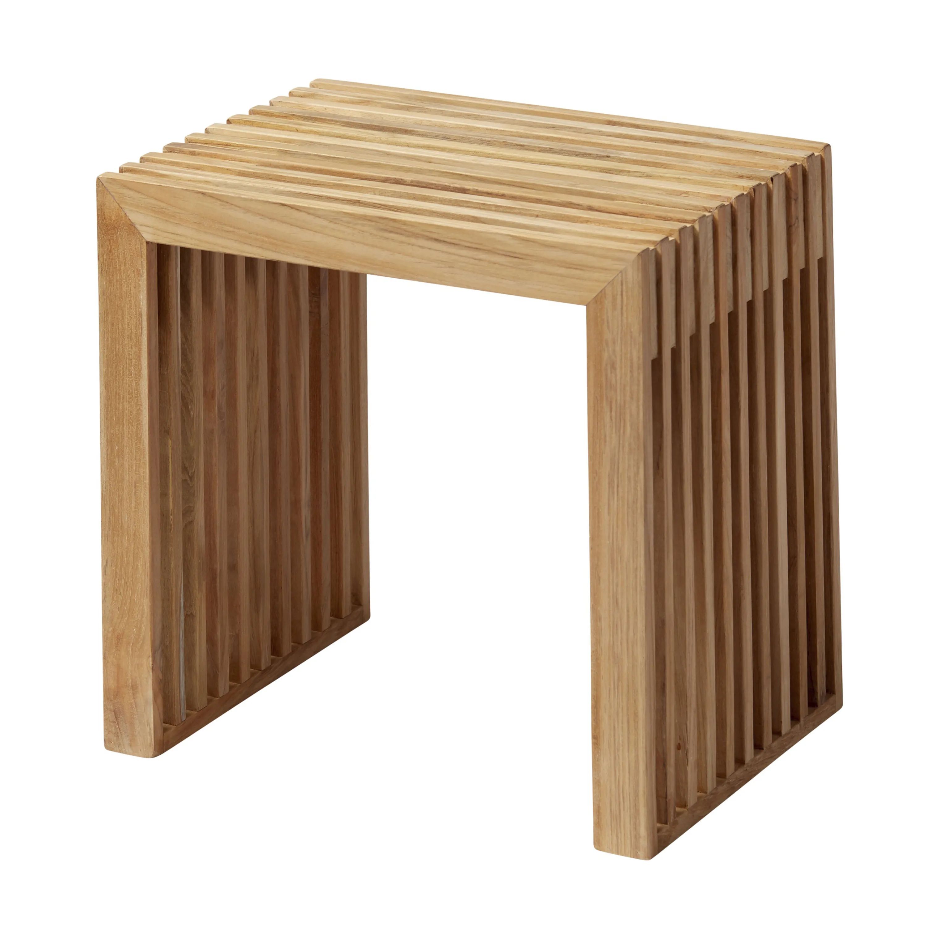 cinas Skamler Rib Skammel i Teak, 1