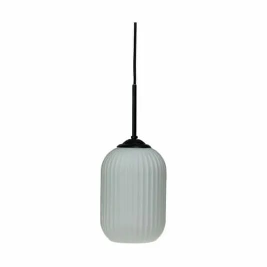 Dyberg Larsen Pendler Riflet Pendel i Opal/sort, 14 cm, 1