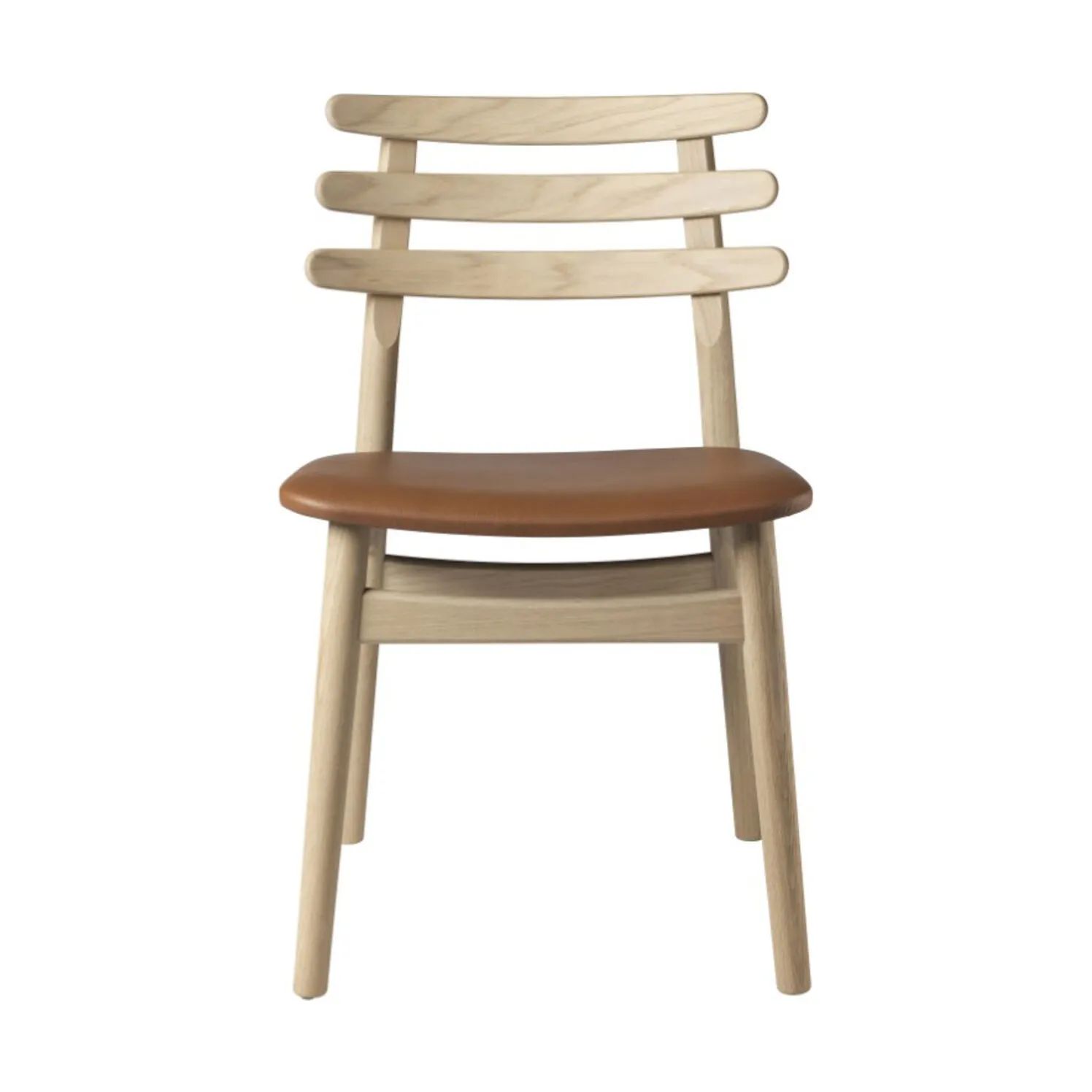 FDB Møbler Spisebordsstole J48 Spisebordstol i Sort/egetræ, 78,5 cm, 1