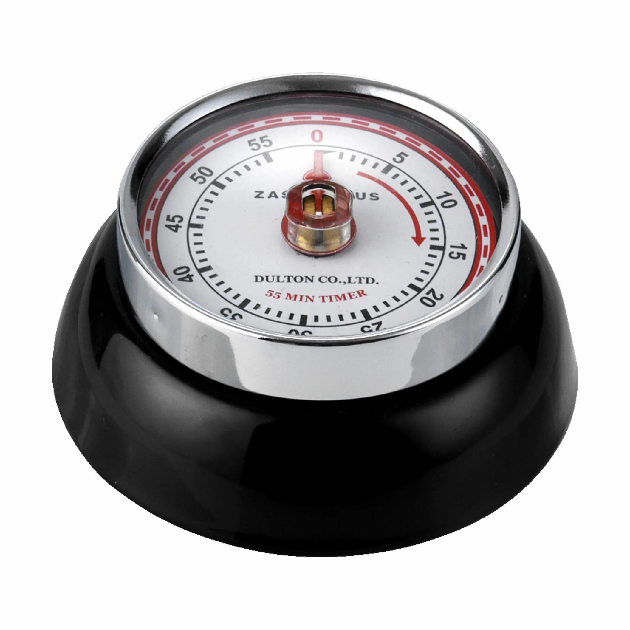 Zassenhaus Minuture Speed timer - Retro Line Minutur i Sort, 1