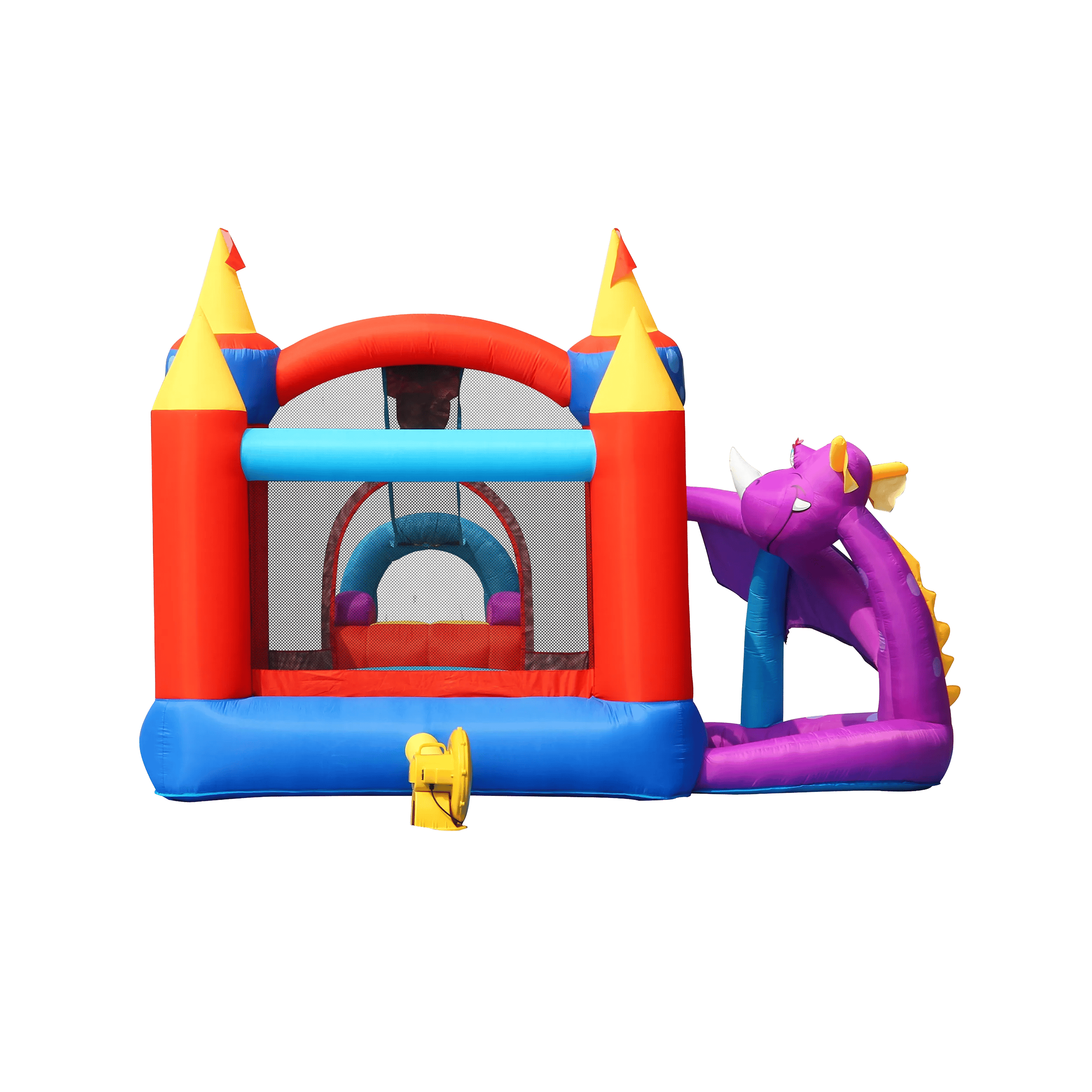 HappyHop Øvrigt udeliv Dragon Quest Hoppeborg i Blå, Lilla, gul, rød, og lyseblå, 3