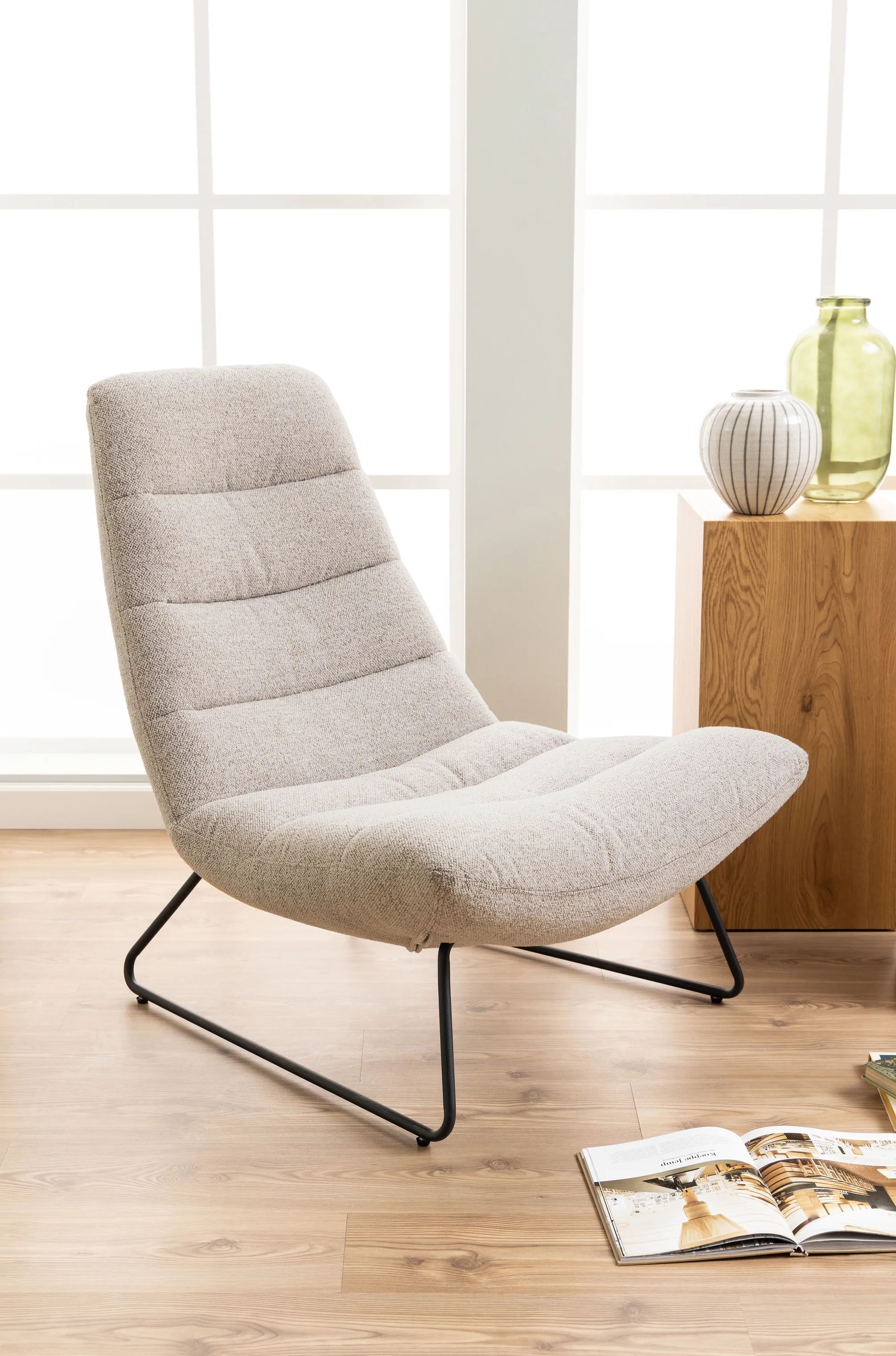 CASA Living Lænestole Milford Loungestol i Beige, 2