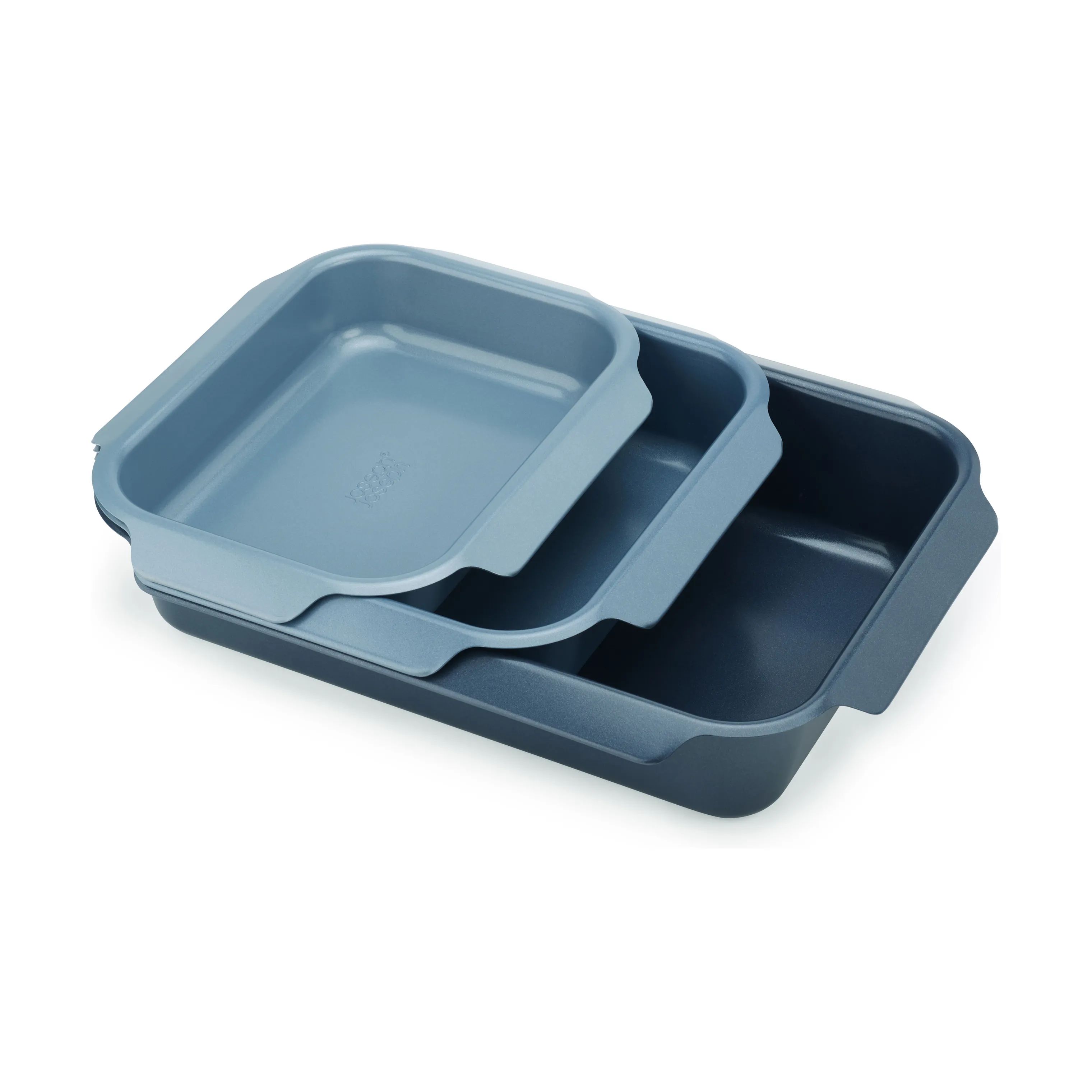Joseph Joseph Ovnfaste fade Nest Ovnfast Fadsæt - 3 stk. i Blue, 1