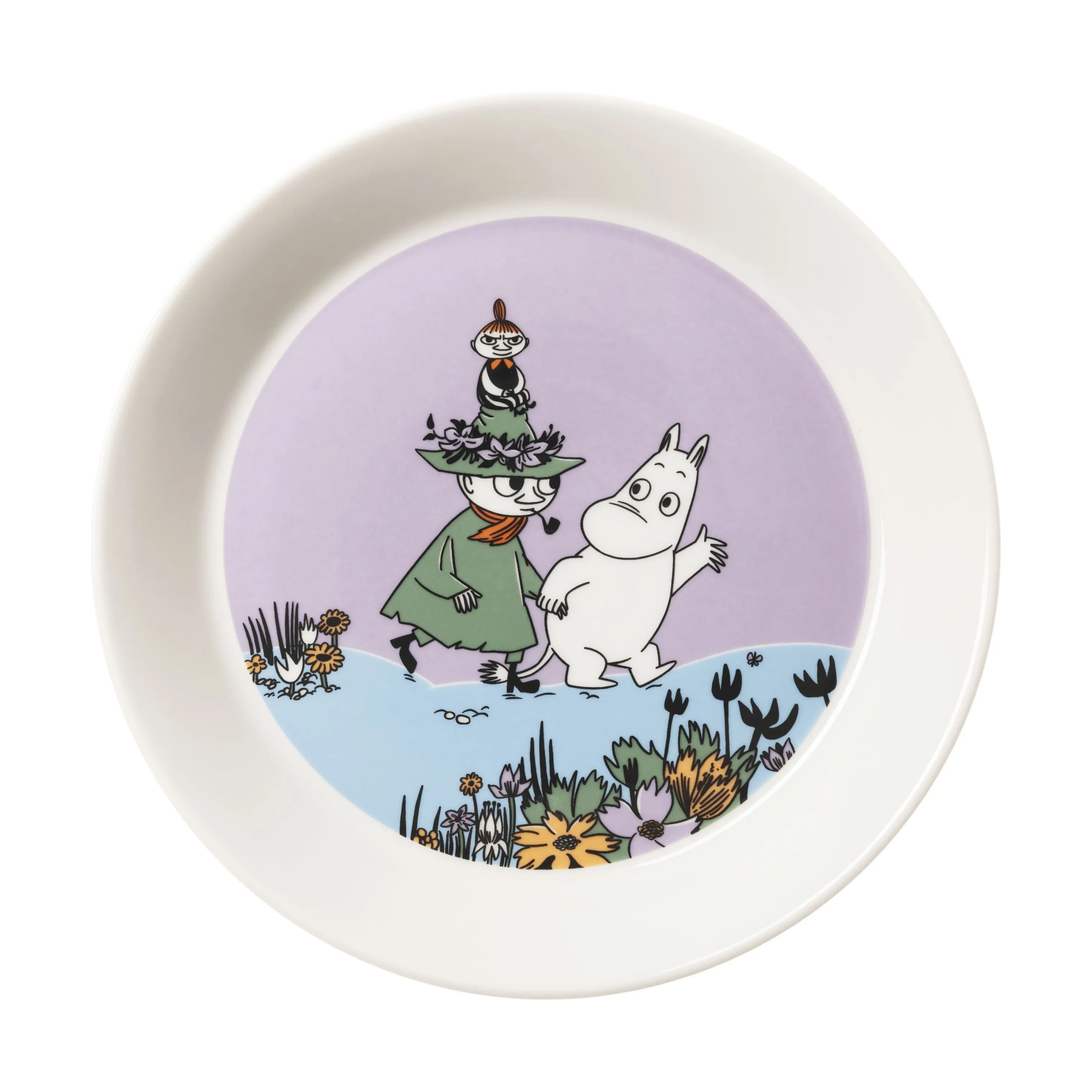 Moomin Arabia Frokosttallerkener Venner for evigt Stelsæt - 2 dele i Venner forevigt, 4