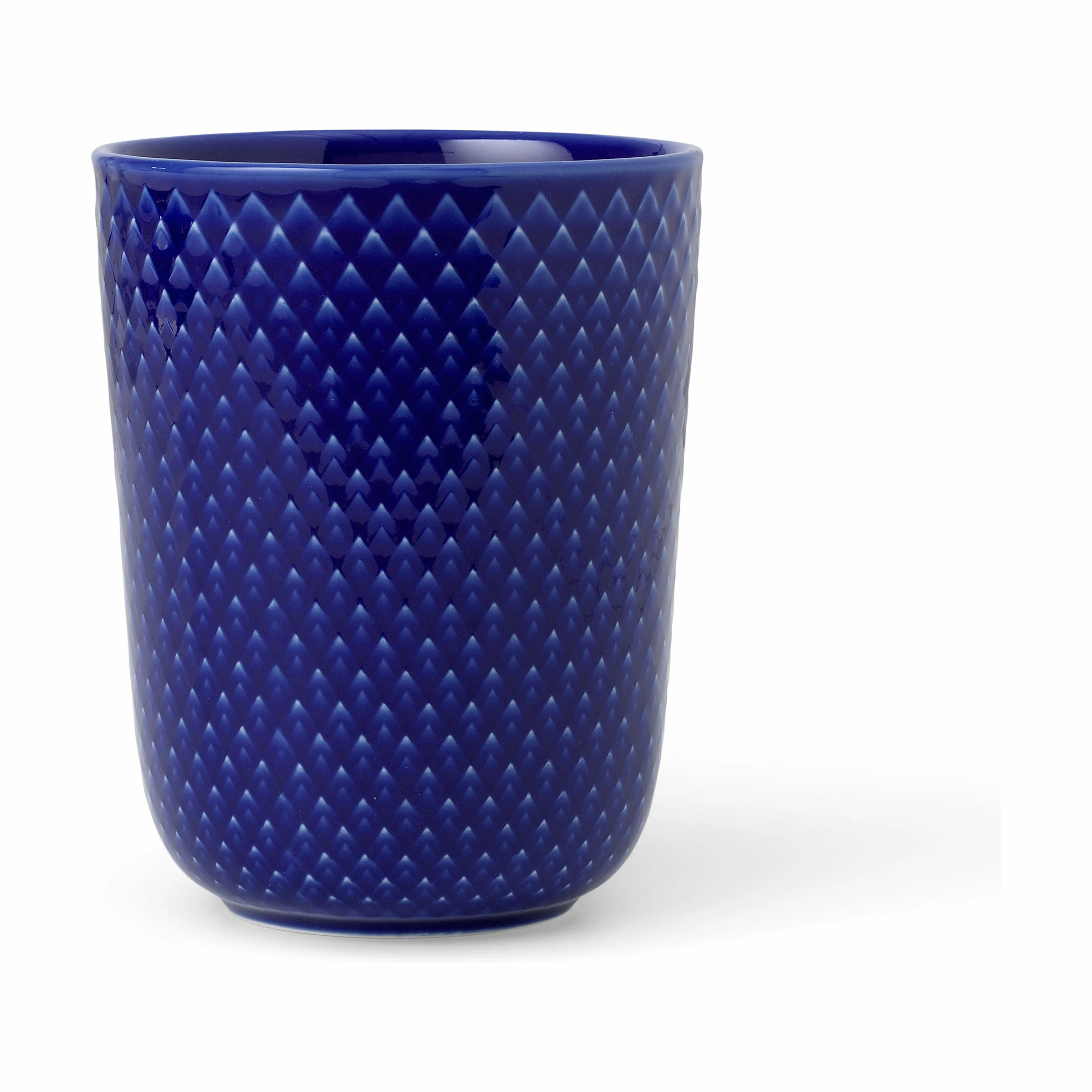 Lyngby Porcelæn Krus og kopper uden hank Rhombe Color Krus i Mørkeblå, 1