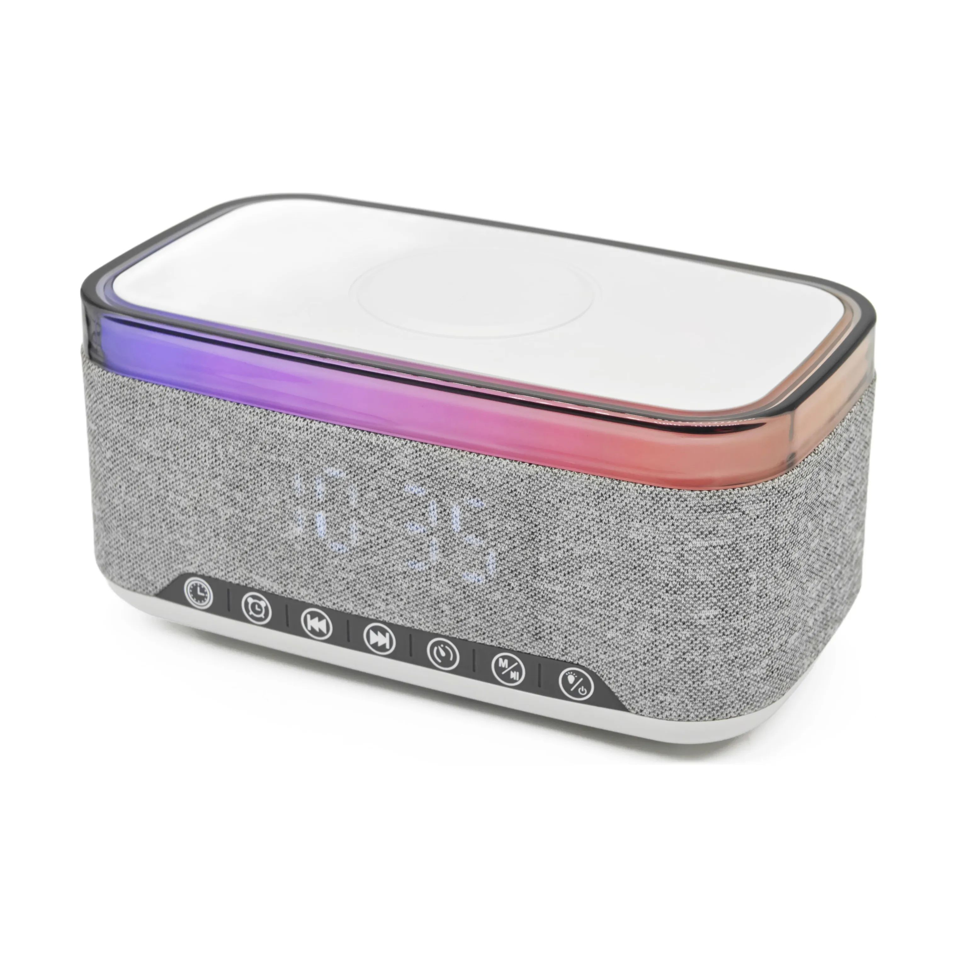 Denver Vækkeure Clockradio CRQ-225 i Grå/hvid, 2