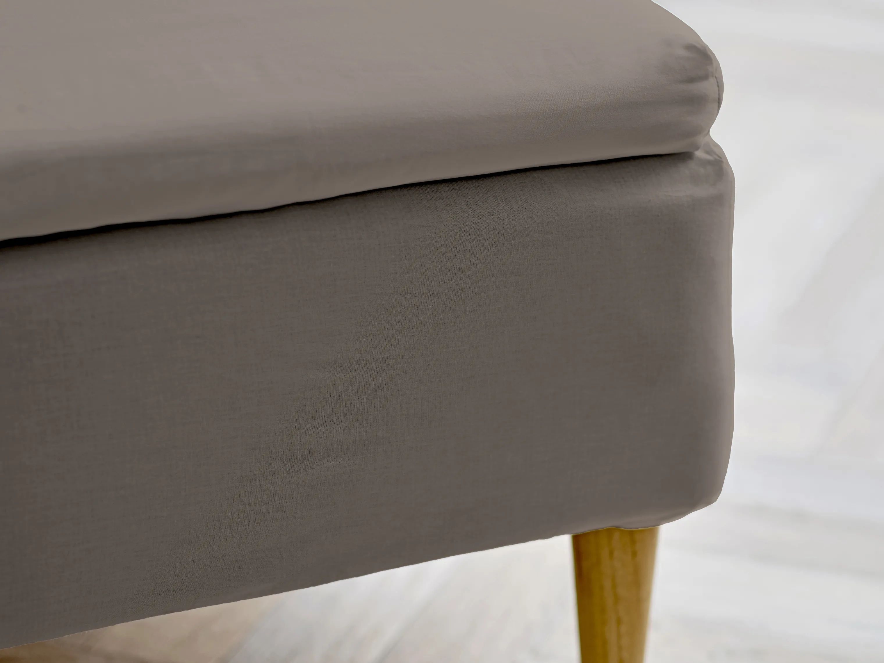 Södahl Lagner Organic Calm Kuvertlagen i Taupe, B180 x L200 cm, 2