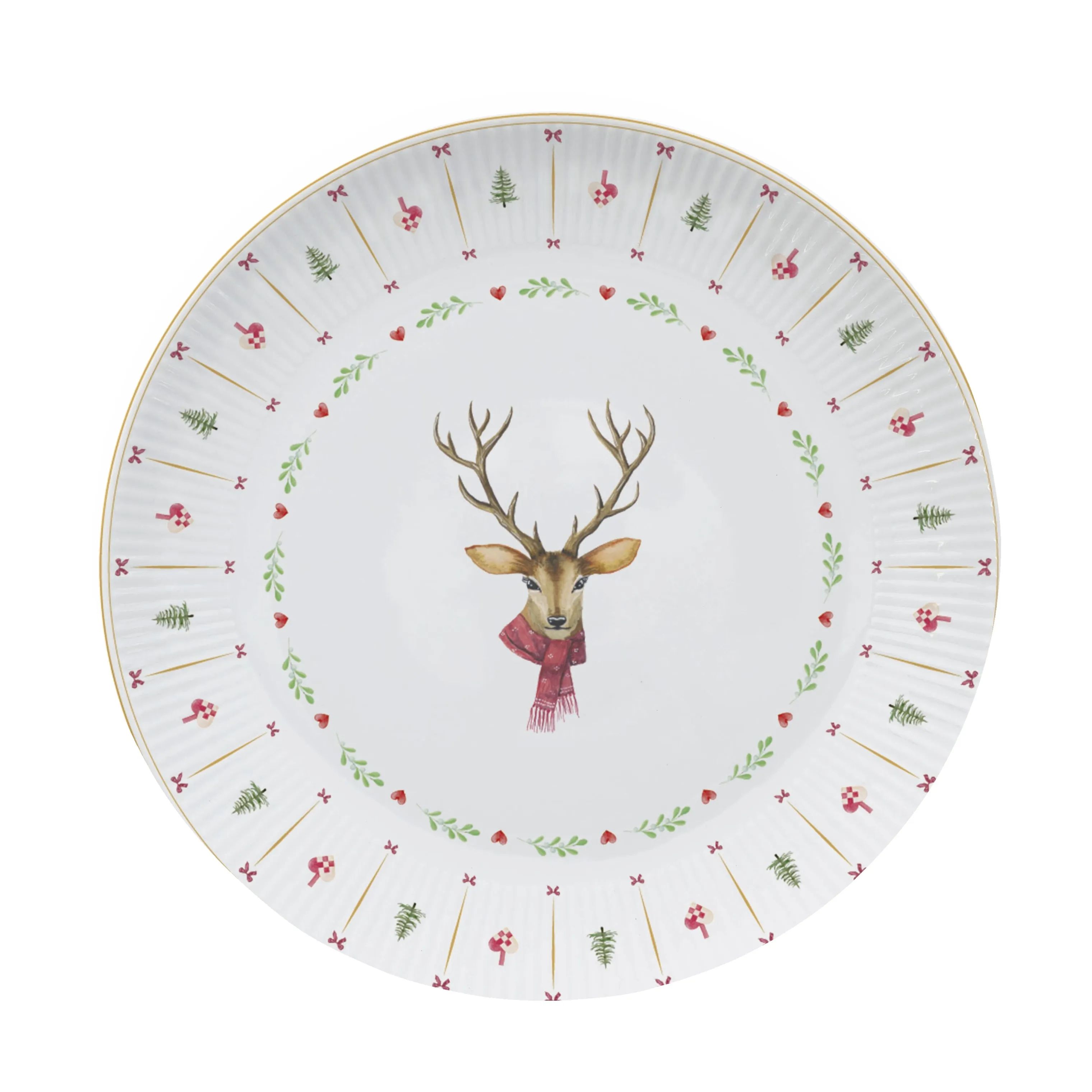 Occasions Serveringsfade AIDA X ALL BY VOSS Cozy Christmas Serveringsfad i Hvid, 1