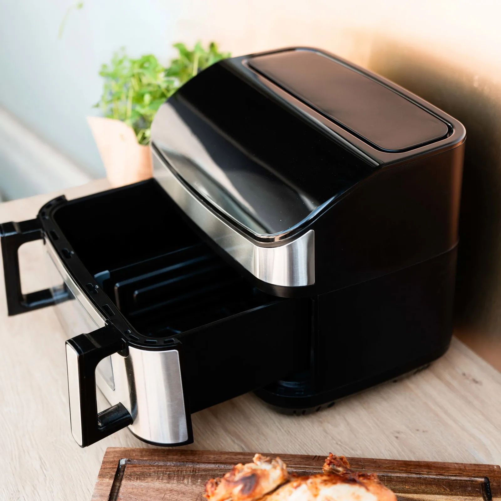 Casper Sobczyk Airfryers Dualfry Fusion Airfryer i Sort, 3
