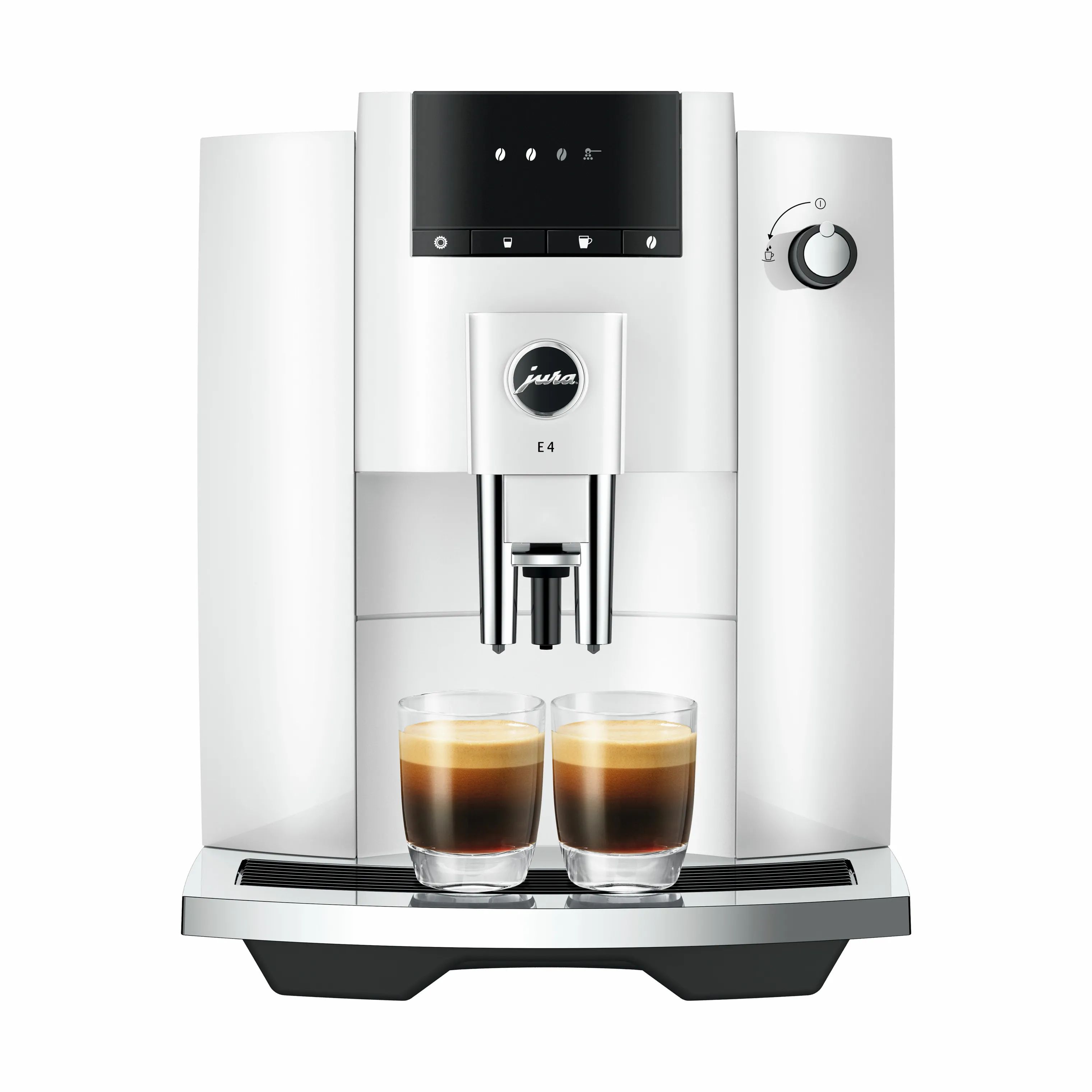 JURA Espressomaskiner E4 (EA) Kaffemaskine i Piano White, 2