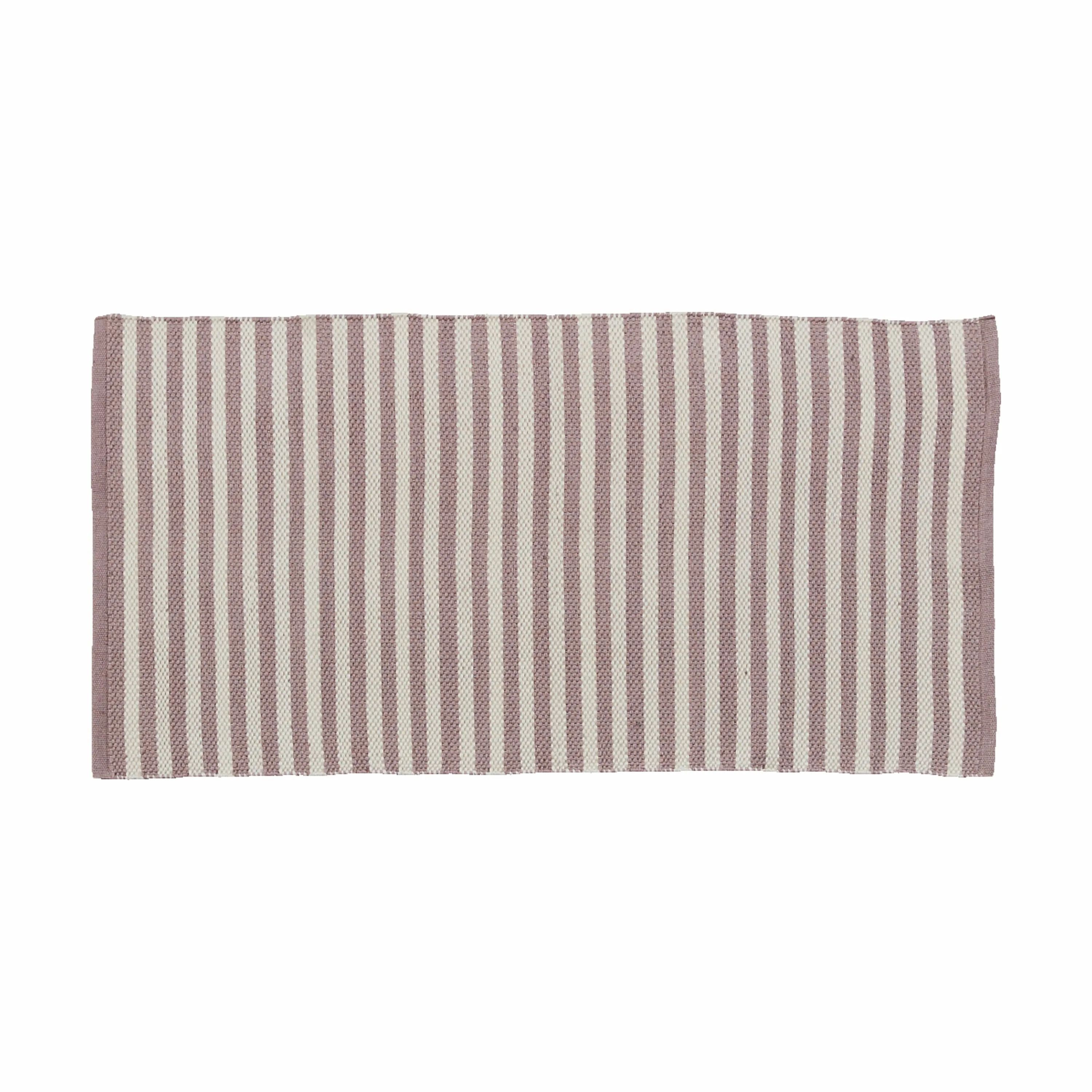 Lene Bjerre Gulvtæpper Strivie Gulvæppe i Bark/hvid, B70 x L140 cm, 2