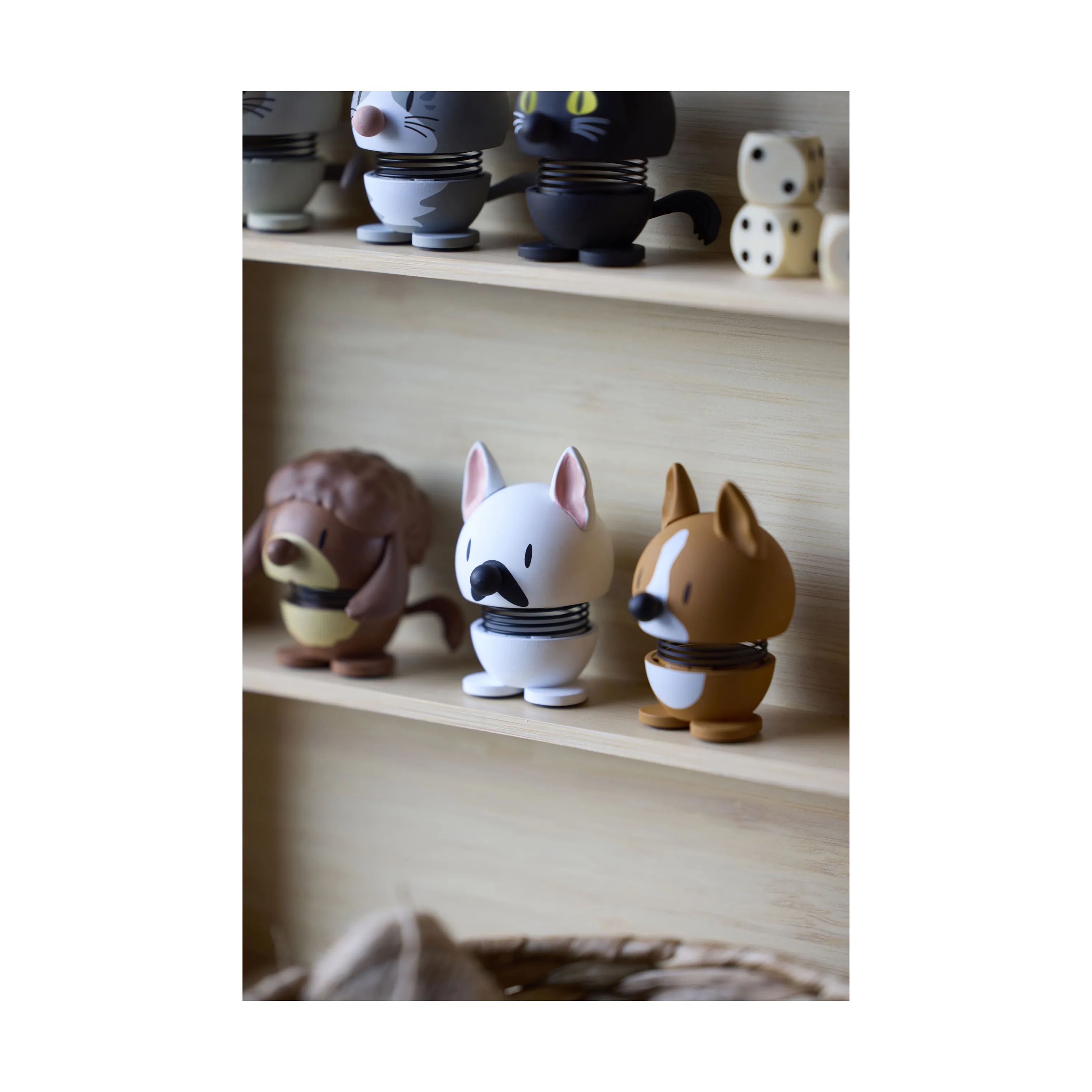 Hoptimist Dyrefigurer Mini Animals Hund - Puddel i Puddel, 2