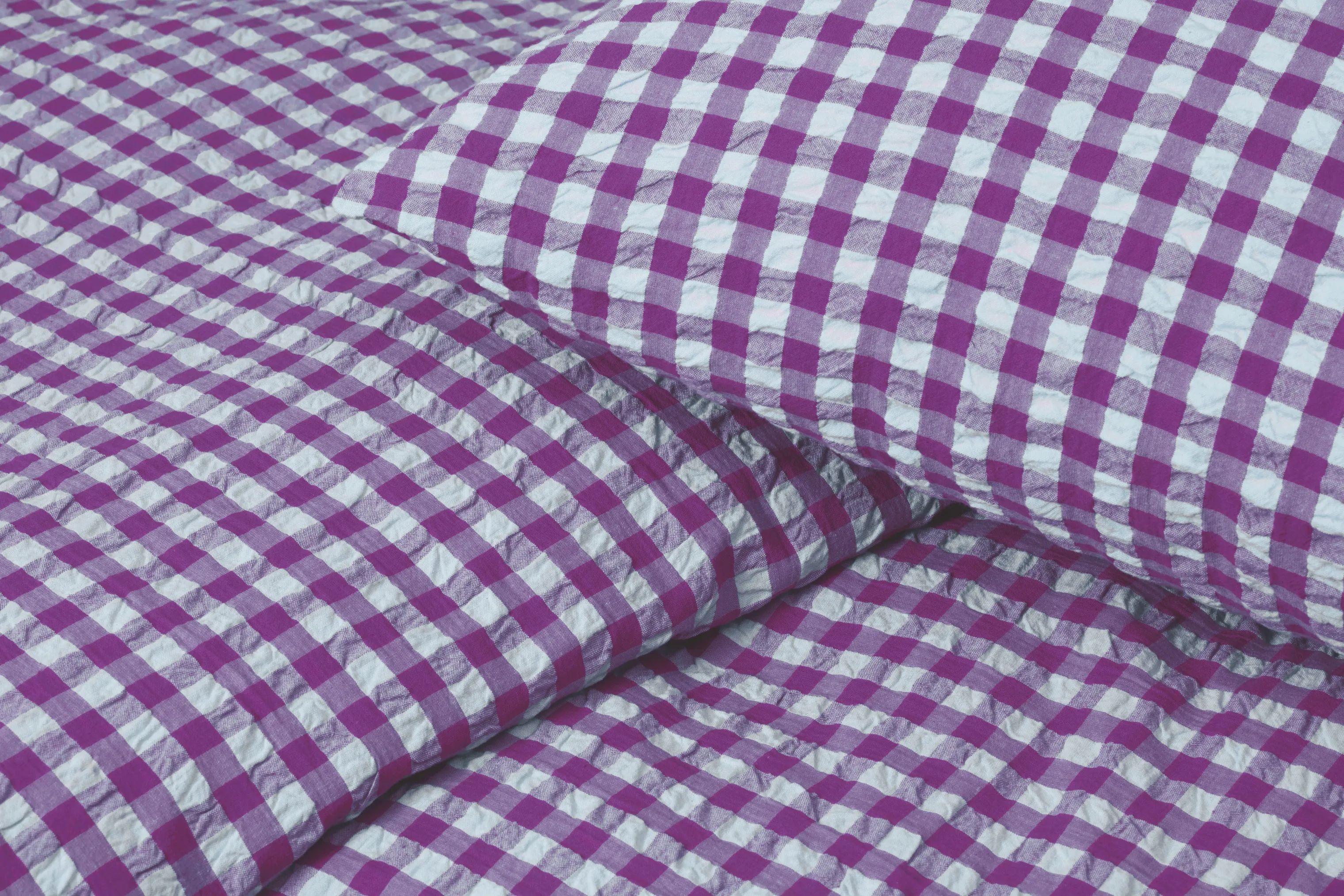 Juna Sengetøj Bæk&Bølge Sengetøj i Fuchsia/Mint, B140 x L220 cm, 5