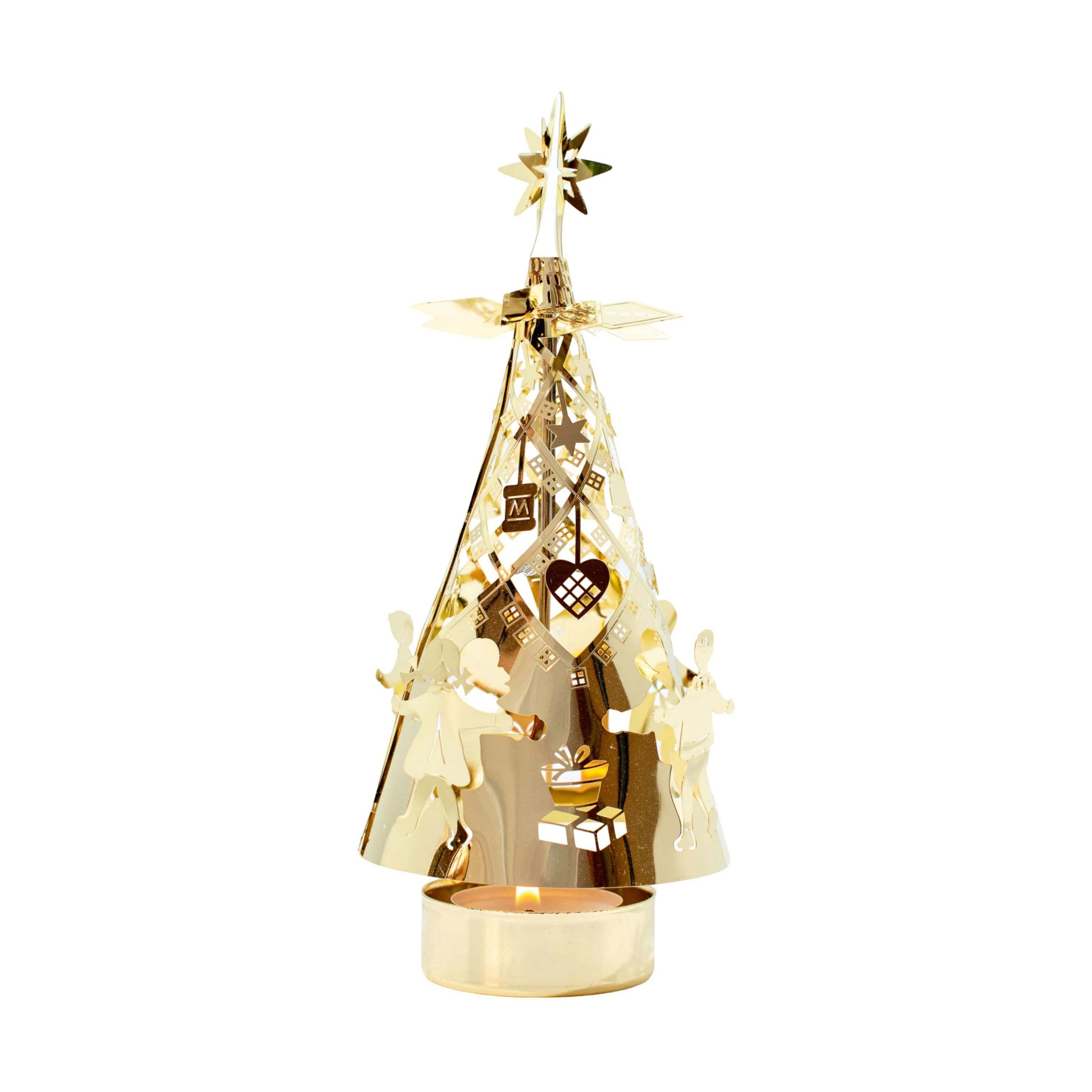 Jette Frölich Design Jule- og adventsstager Dancing Children Fyrfadsstage i Guld, 1