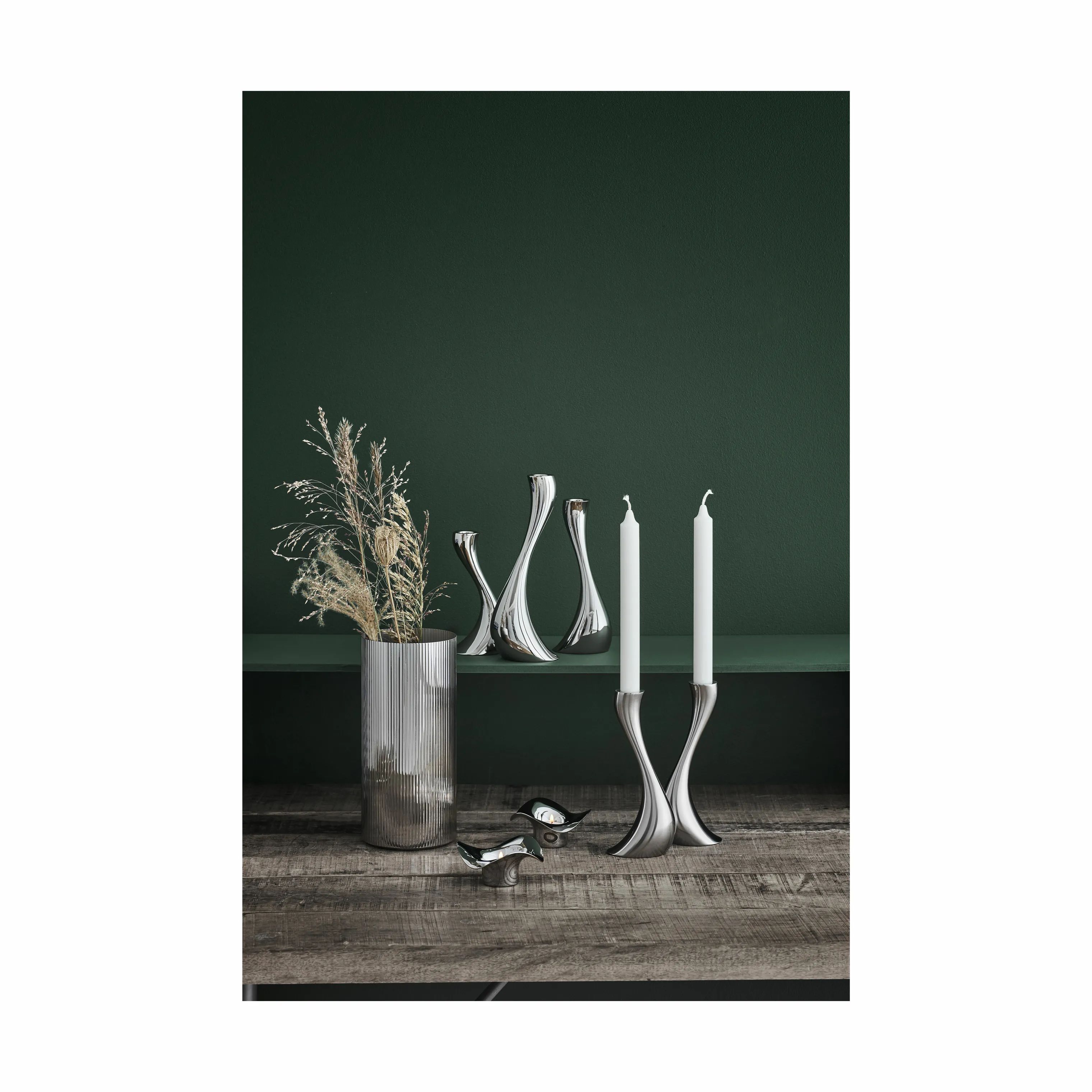 Georg Jensen Vaser Bernadotte Vase i Stål, 26 cm, 4