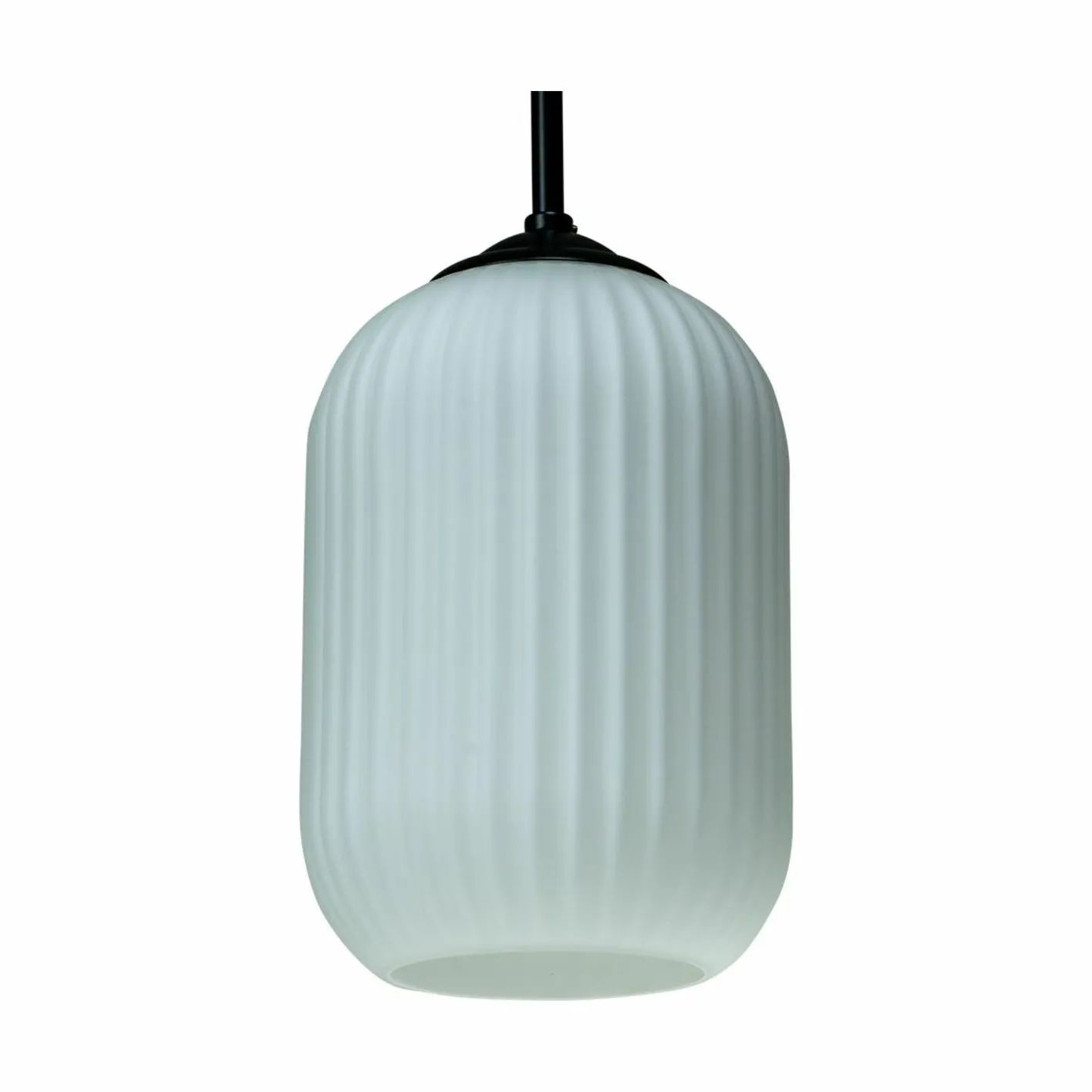 Dyberg Larsen Pendler Riflet Pendel i Opal/sort, 14 cm, 2