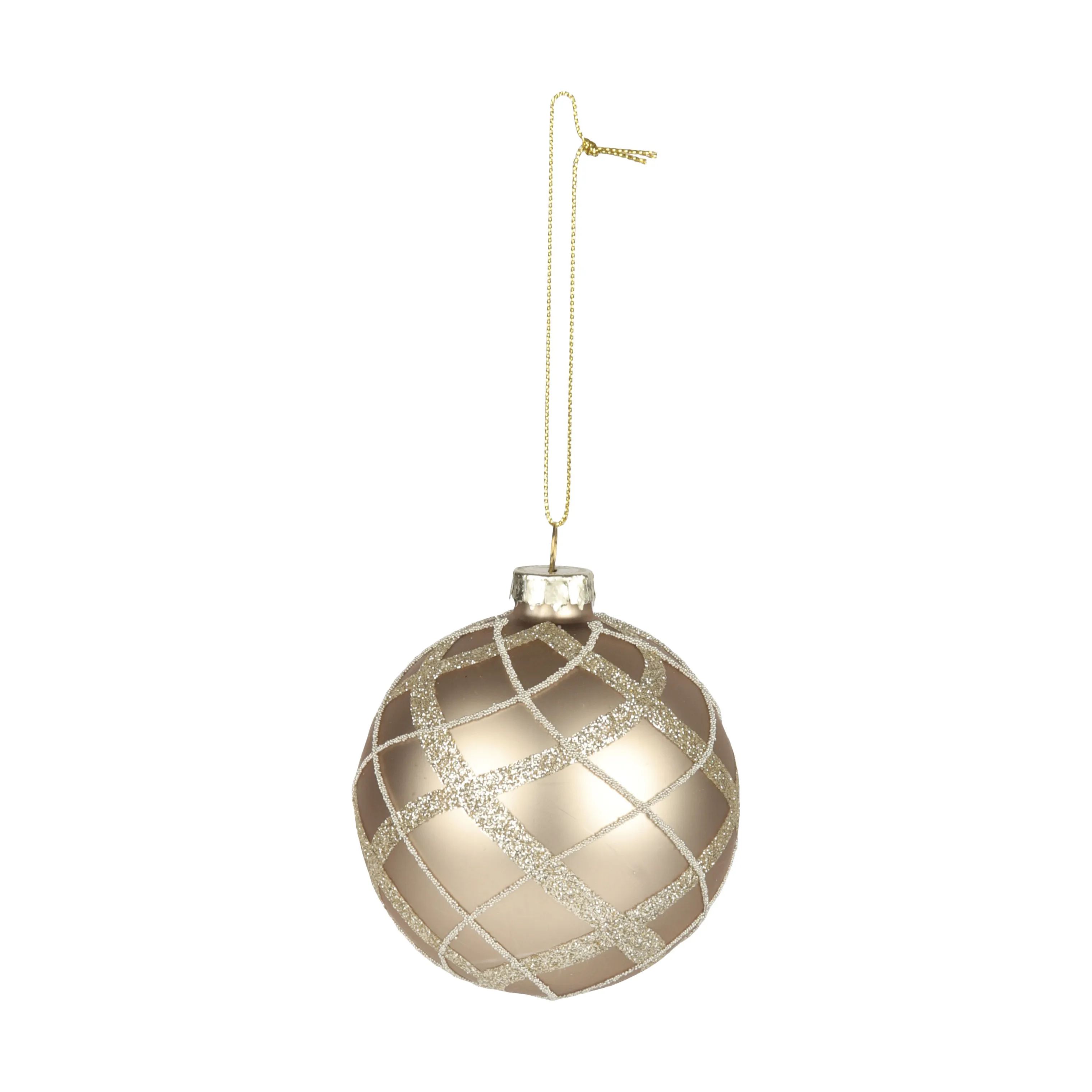 Casa Christmas Julekugler Julekugle i beige, 1