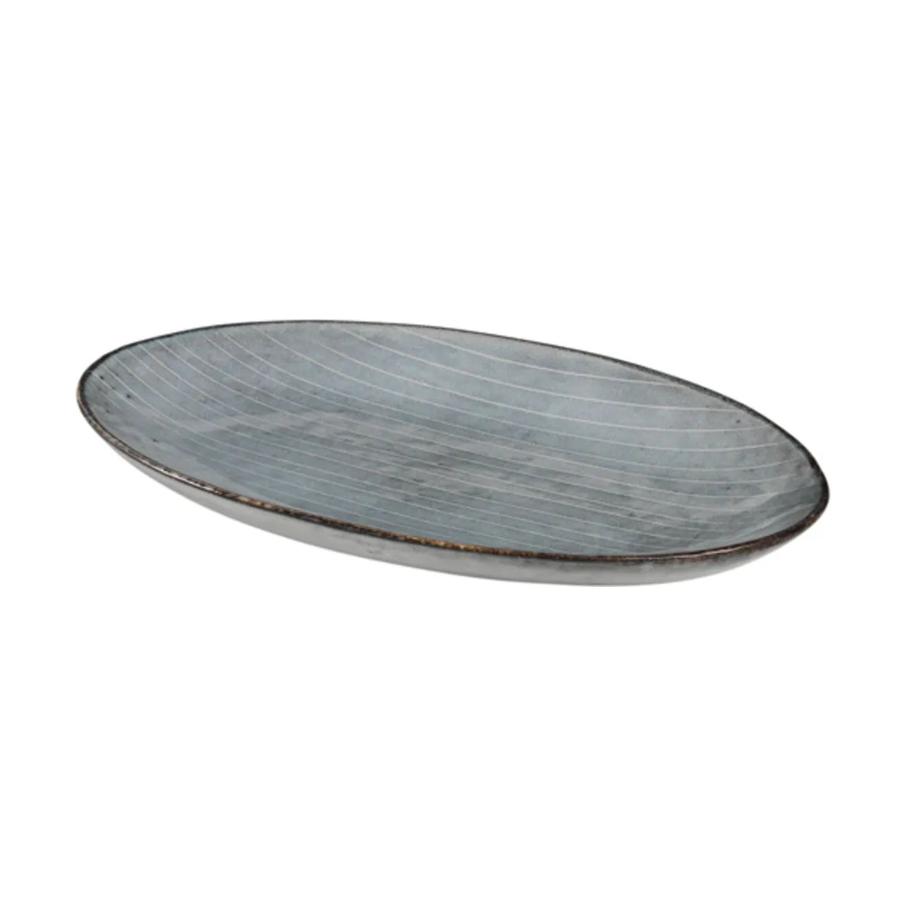 Broste Copenhagen Serveringsfade Nordic Sea Serveringsfad i Soft Blue, 3
