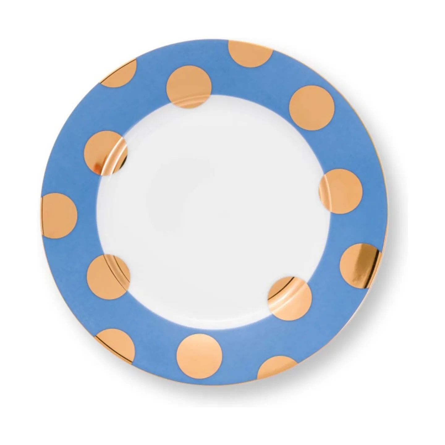 PIP Studio Middagstallerkener Dot Delight Tallerken - 2 stk. i Lyseblå, 21 cm, 4