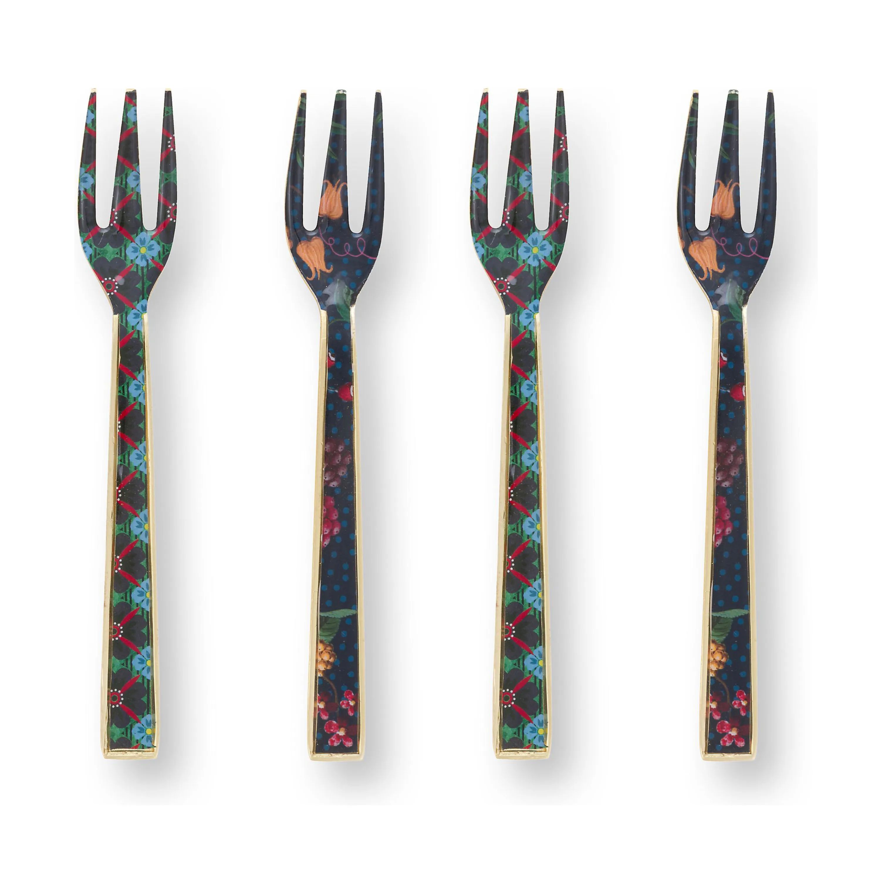 PIP Studio Kagegafler Berry Blues Kagegafler - 4 stk. i blue, 1