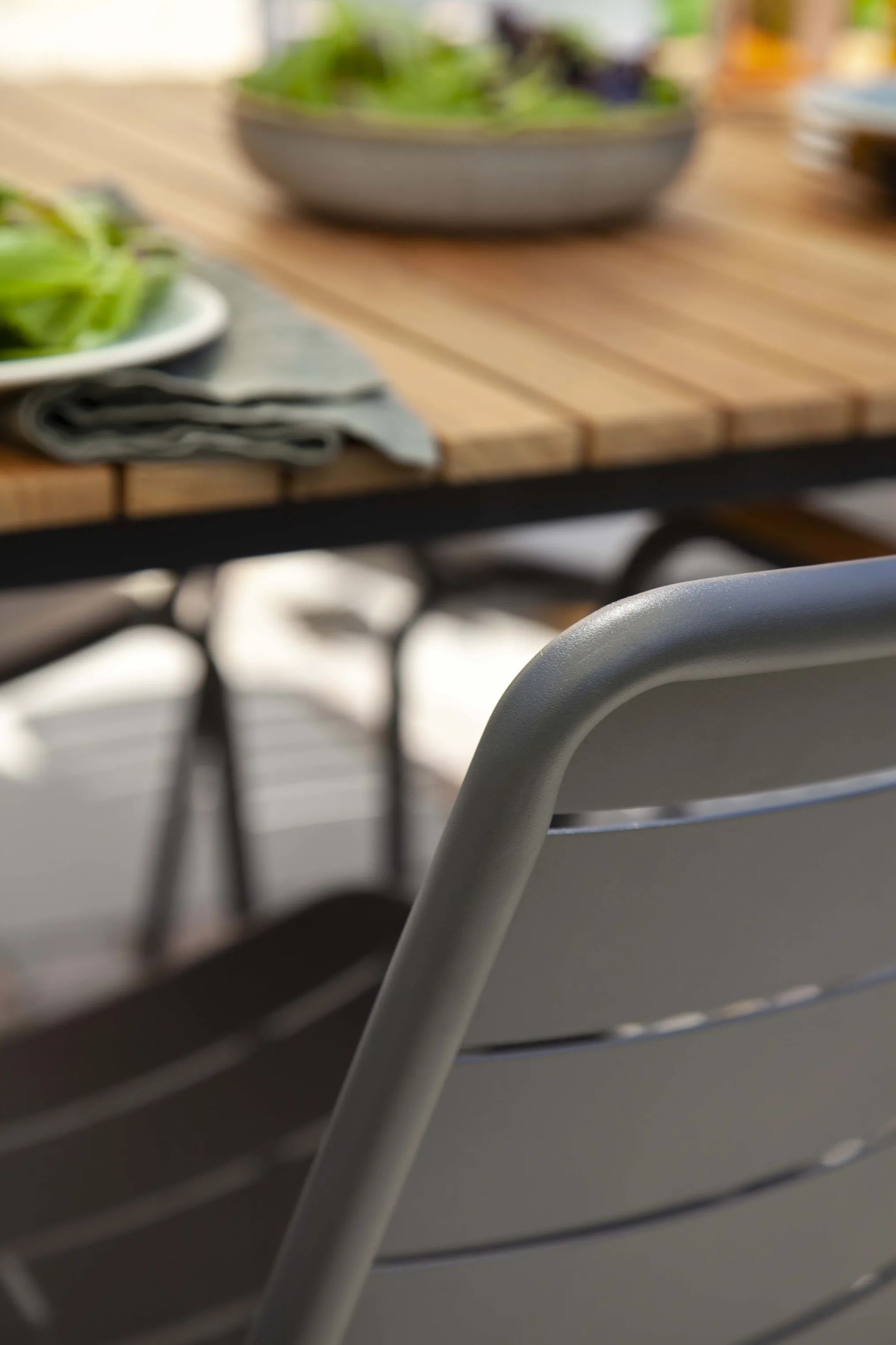 cinas Havespiseborde Parc Havebord i Antracit/Teak, 3