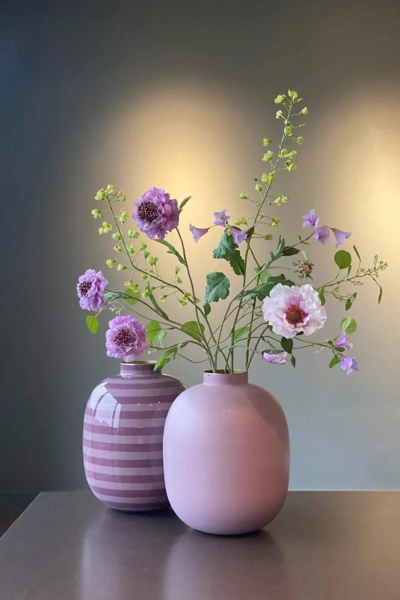PIP Studio Vaser Pip Studio Home Accessories Vase i Lilac Stripes, 4